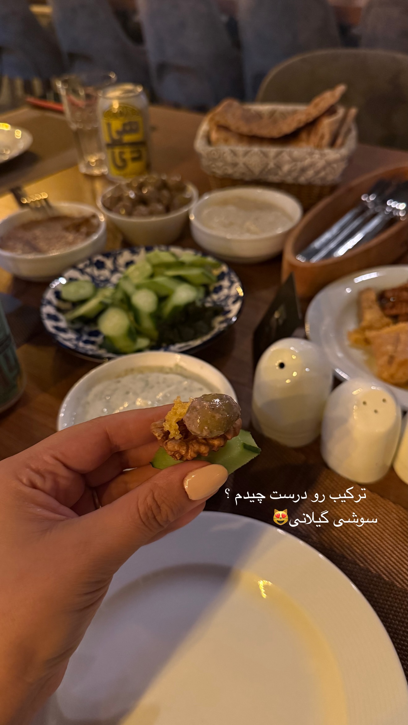  جدید ترین استوری اینستاگرام نفیسه عابدی