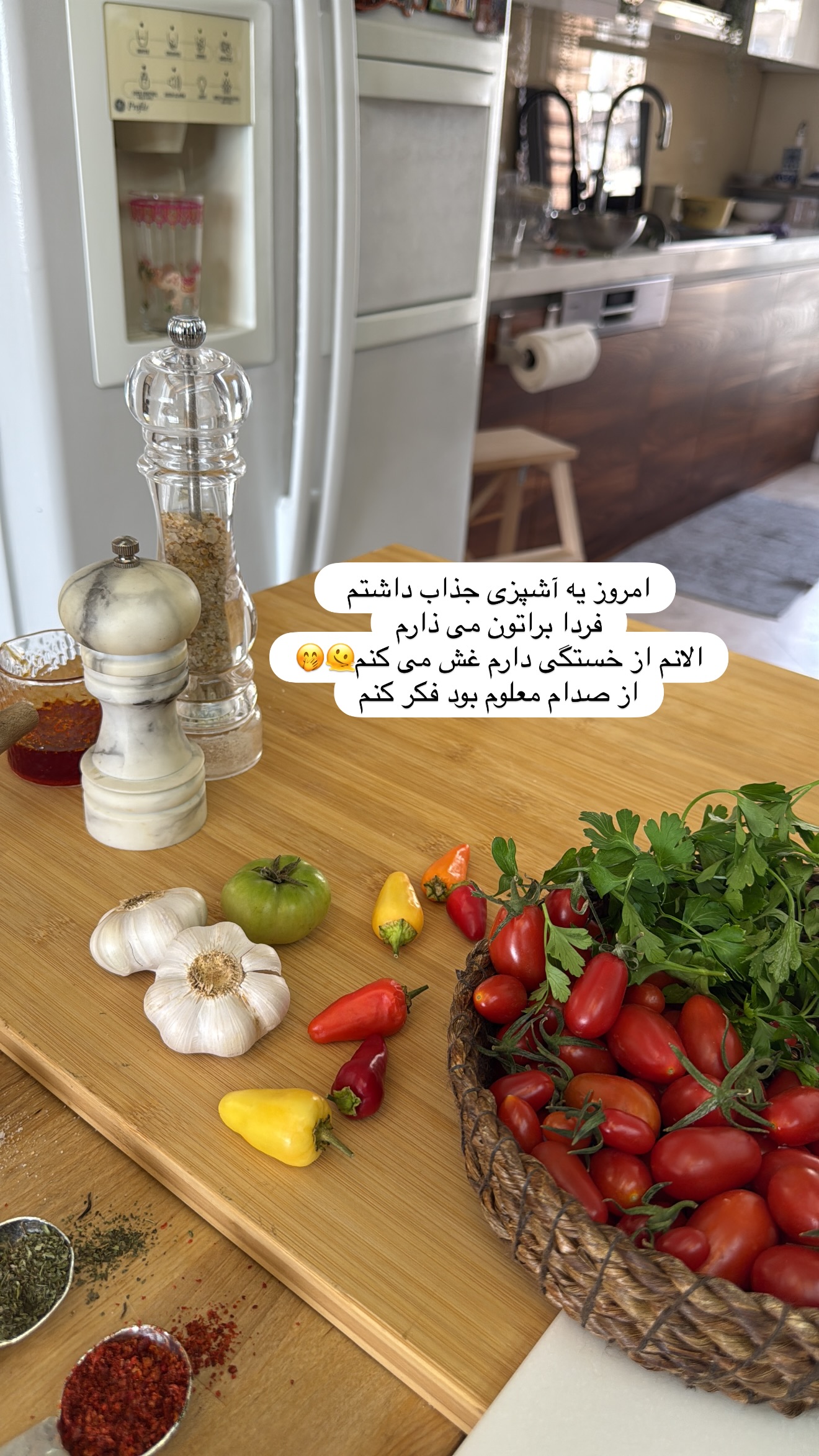  جدید ترین استوری اینستاگرام نفیسه عابدی