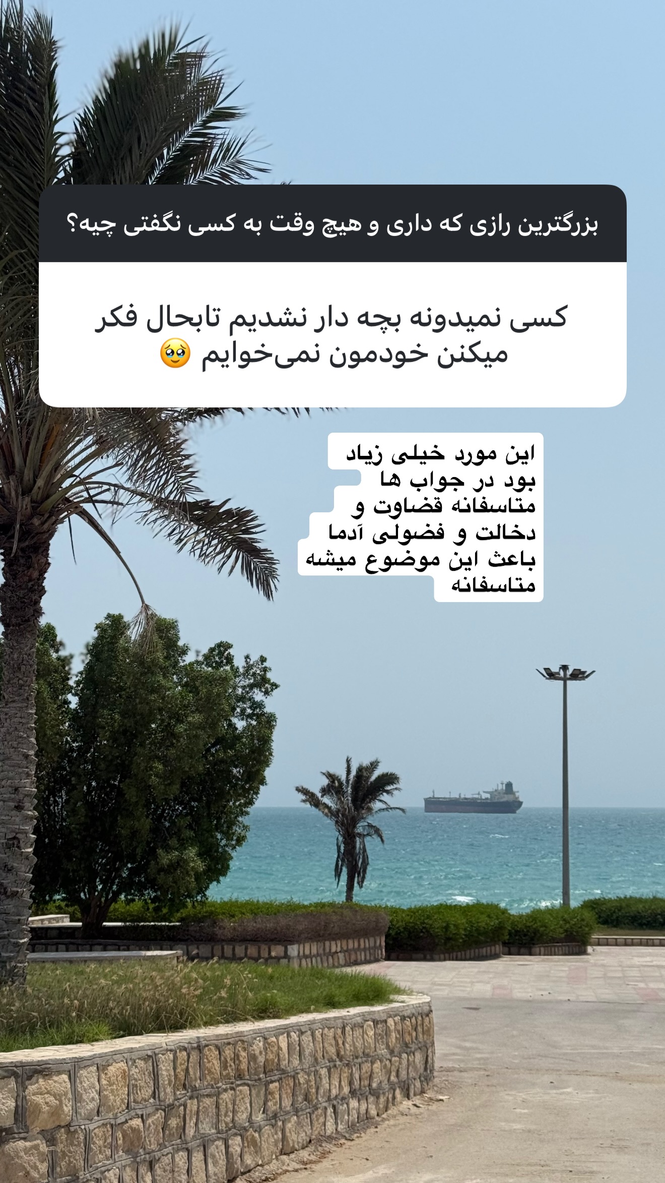  جدید ترین استوری اینستاگرام نفیسه عابدی