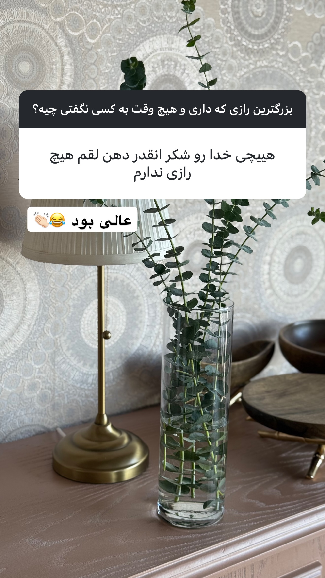  جدید ترین استوری اینستاگرام نفیسه عابدی