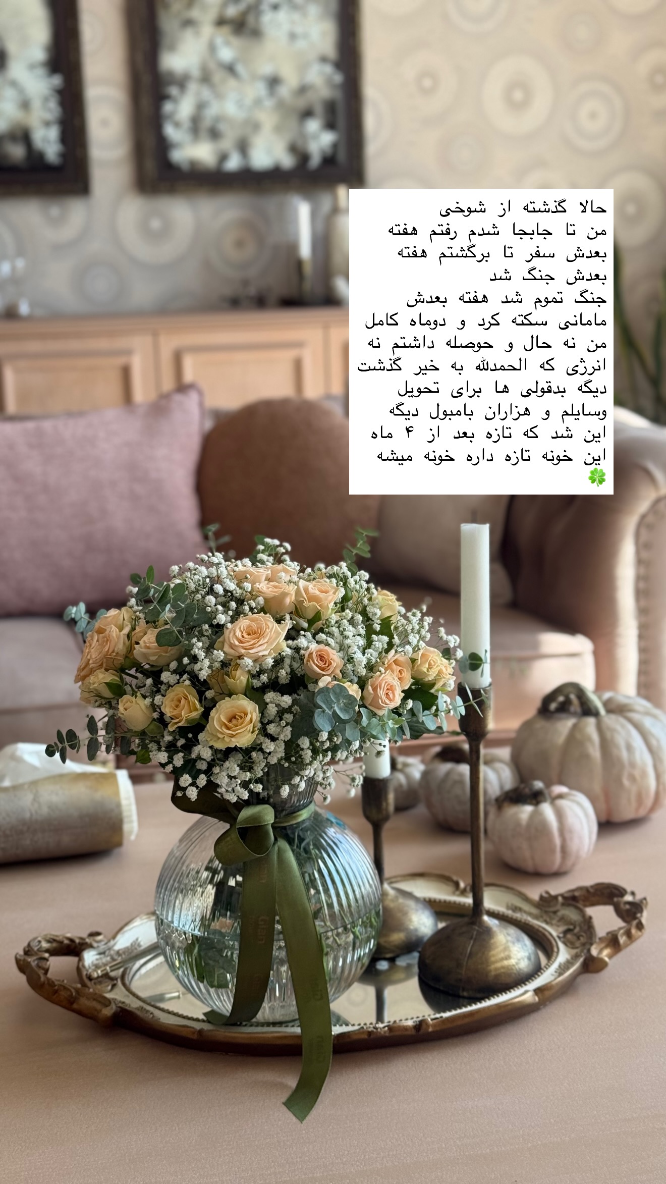  جدید ترین استوری اینستاگرام نفیسه عابدی