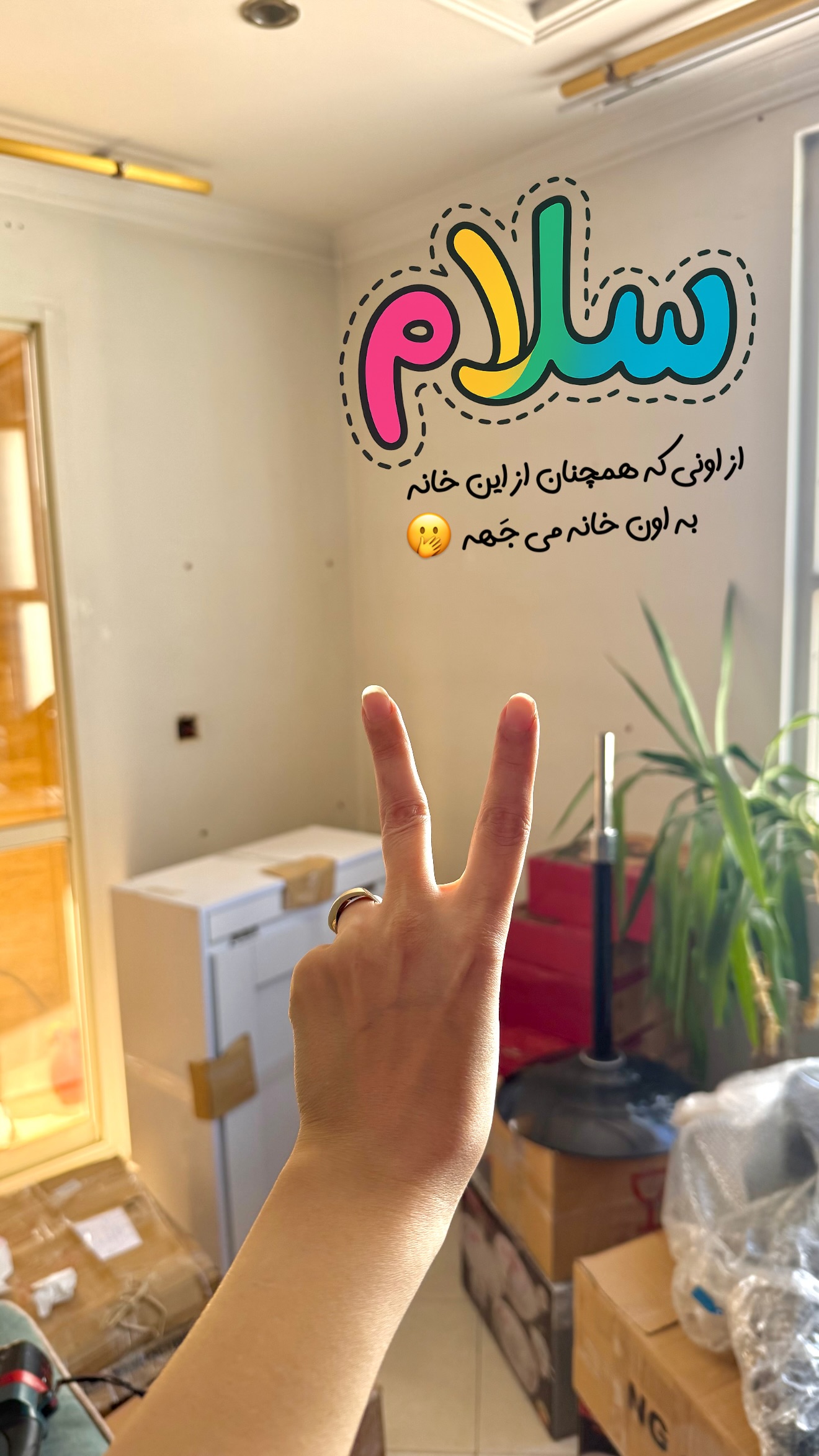  جدید ترین استوری اینستاگرام حانیه بصیری