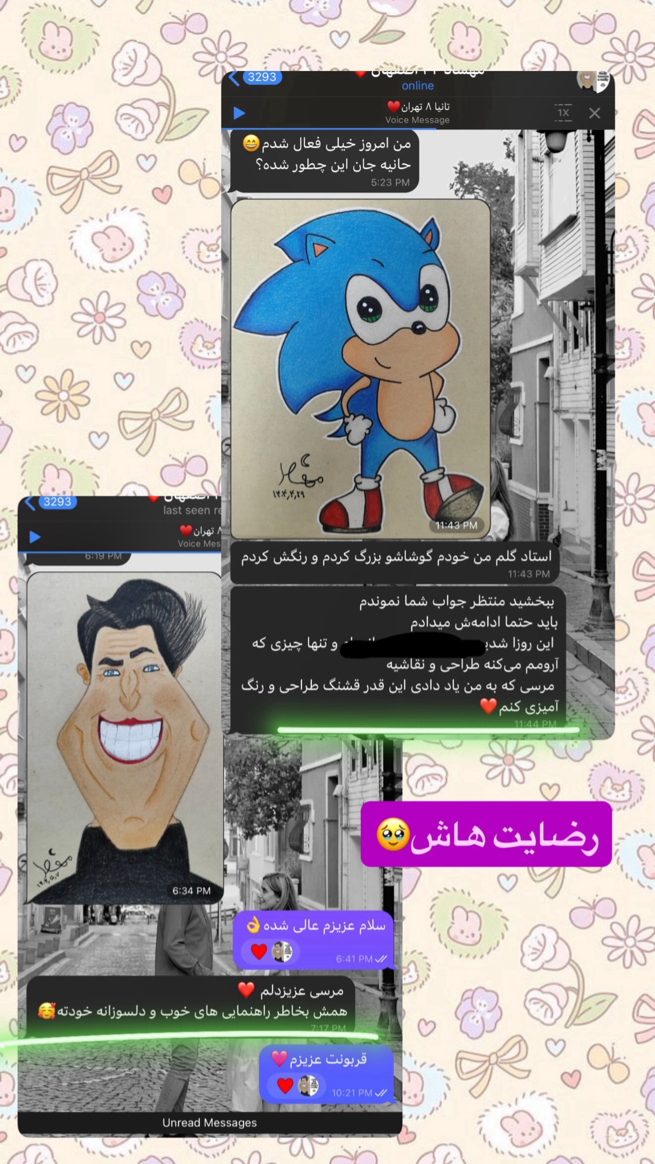  جدید ترین استوری اینستاگرام حانیه بصیری