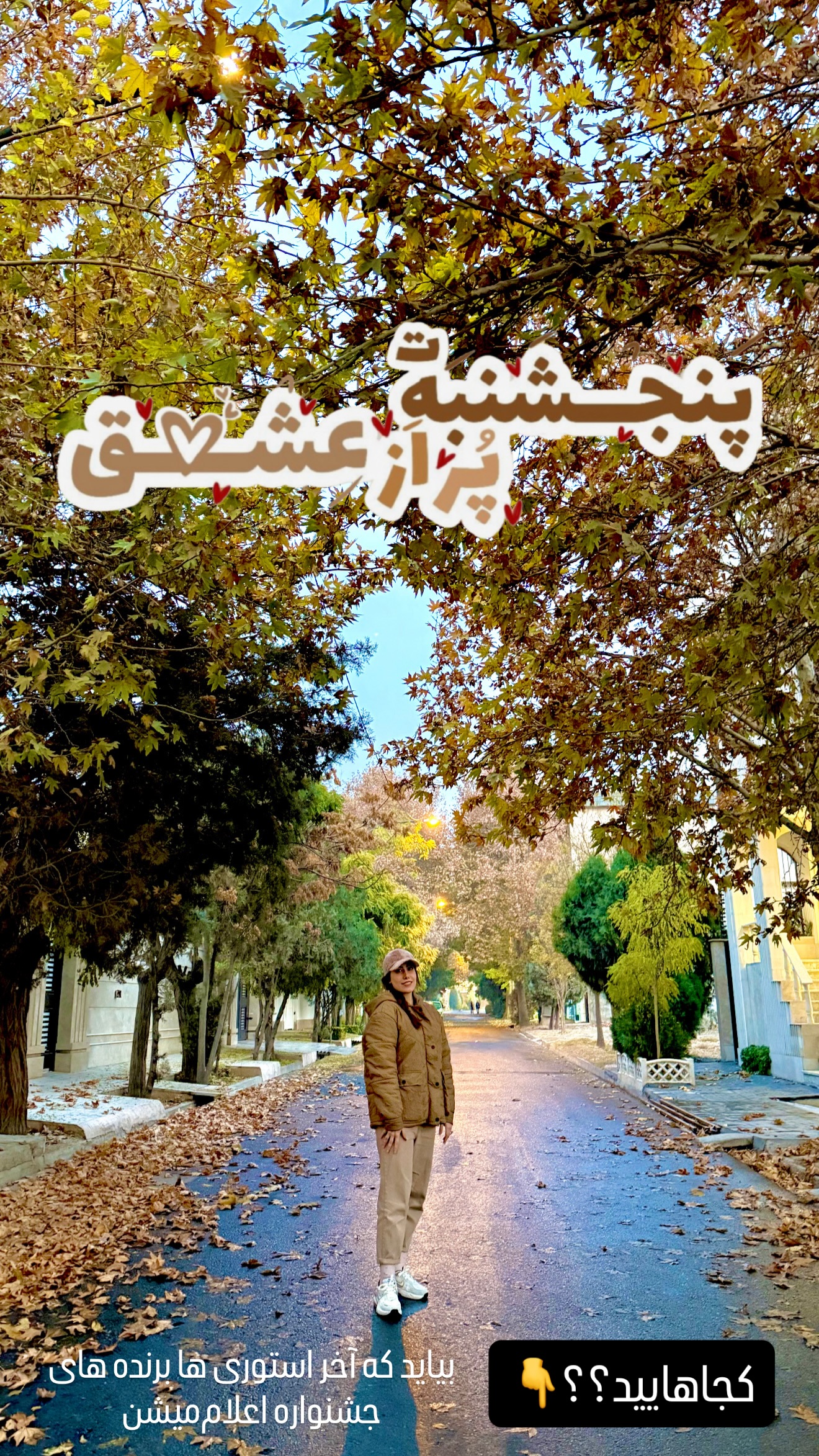  جدید ترین استوری اینستاگرام حانیه بصیری