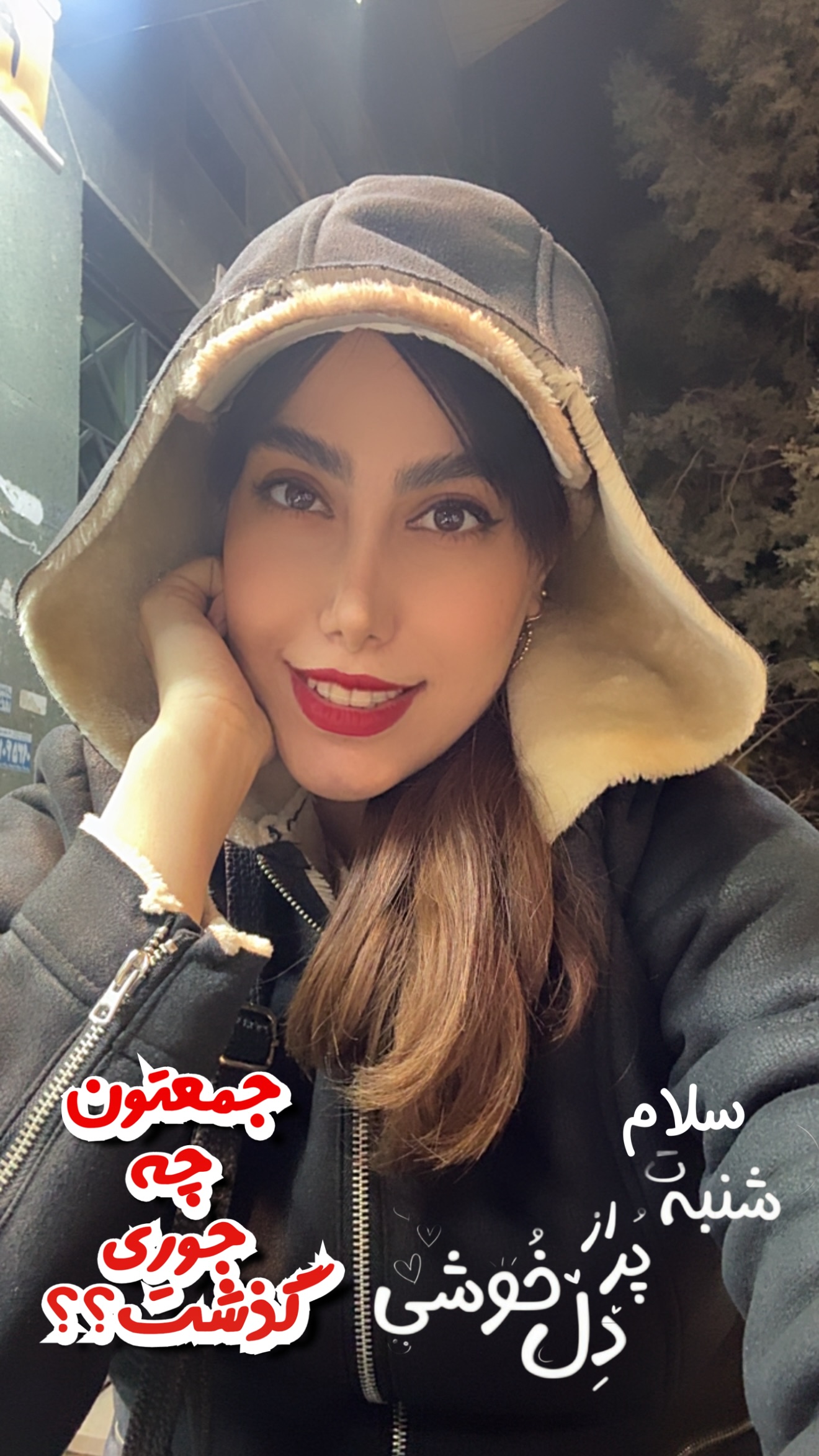  جدید ترین استوری اینستاگرام حانیه بصیری
