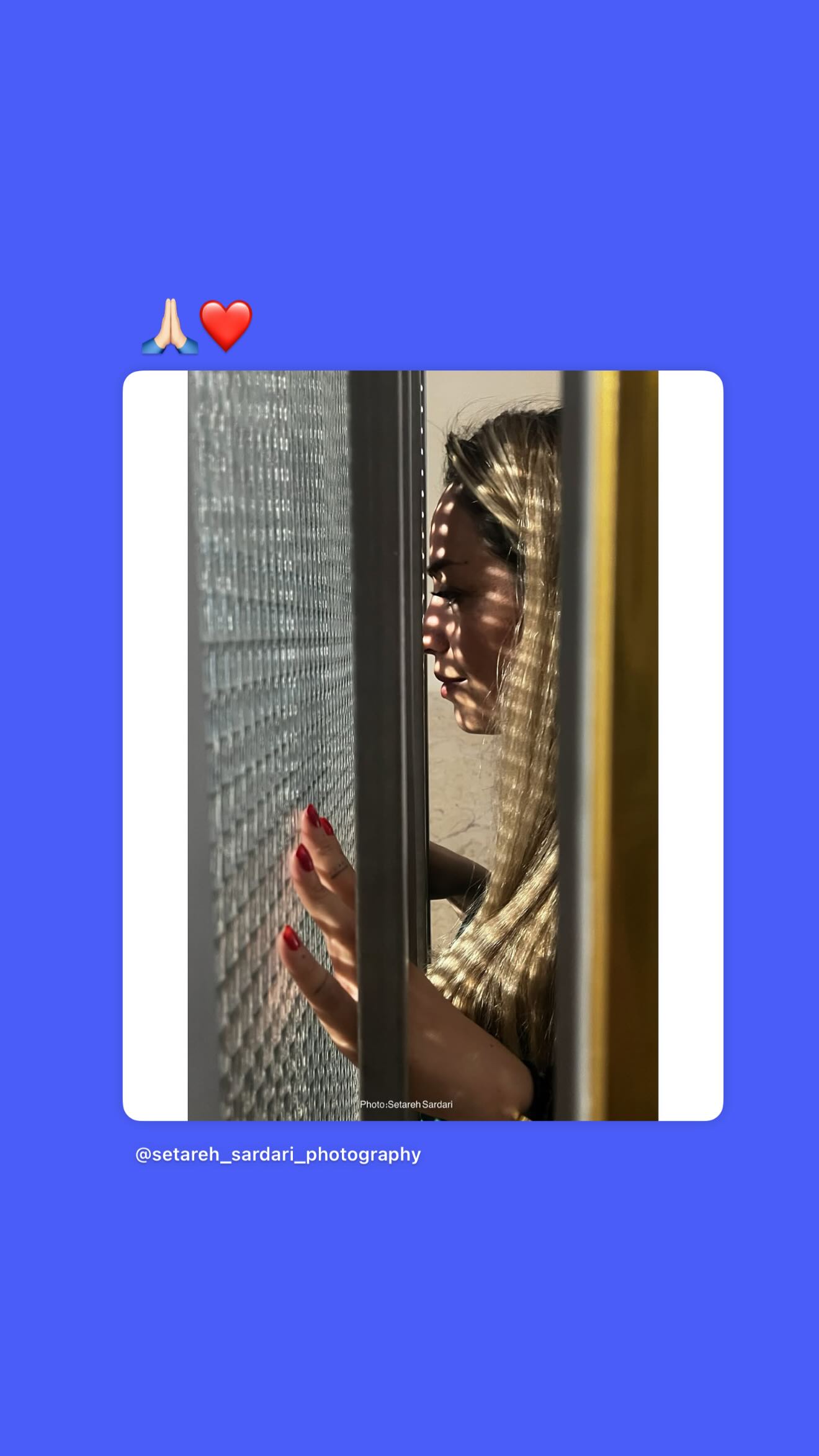  جدید ترین استوری اینستاگرام نغمه مقصودلو