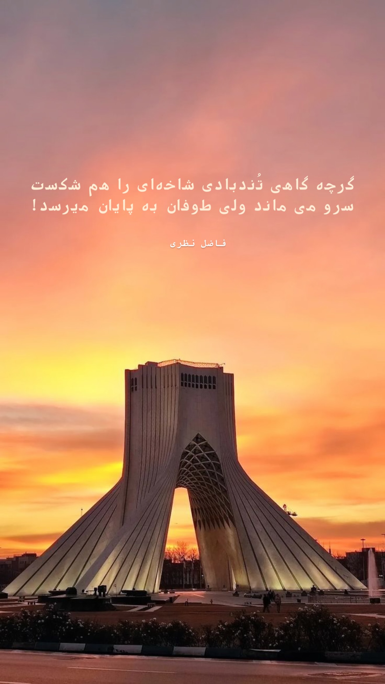  جدید ترین استوری اینستاگرام نجم الدين شريعتي