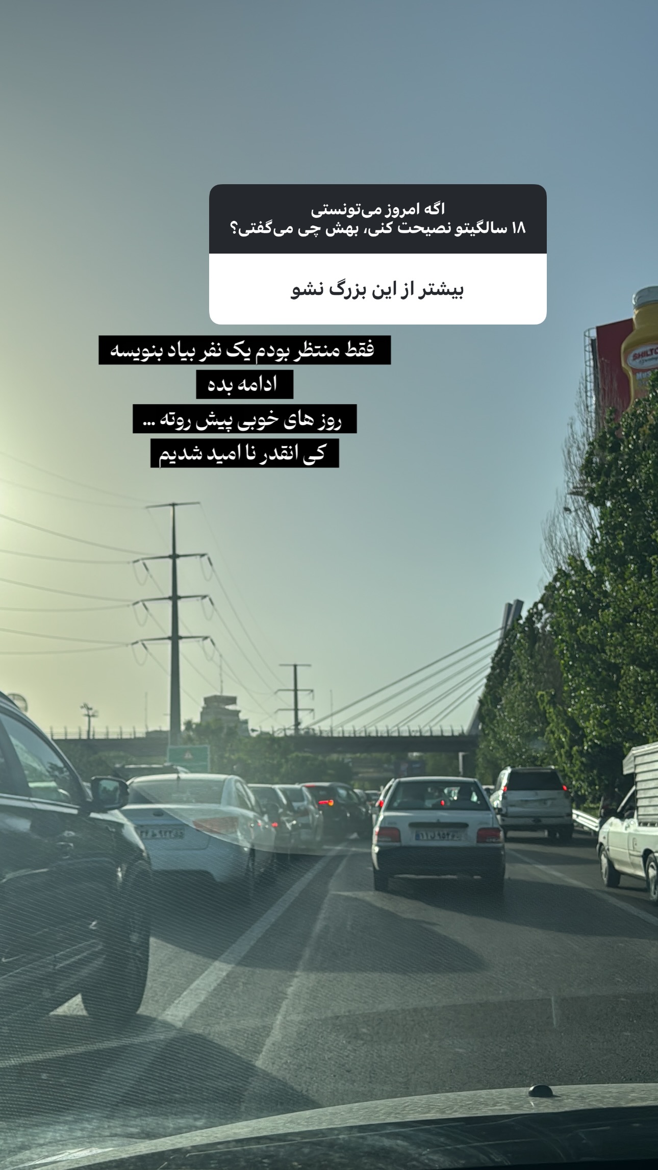  جدید ترین استوری اینستاگرام نجمه خدمتی