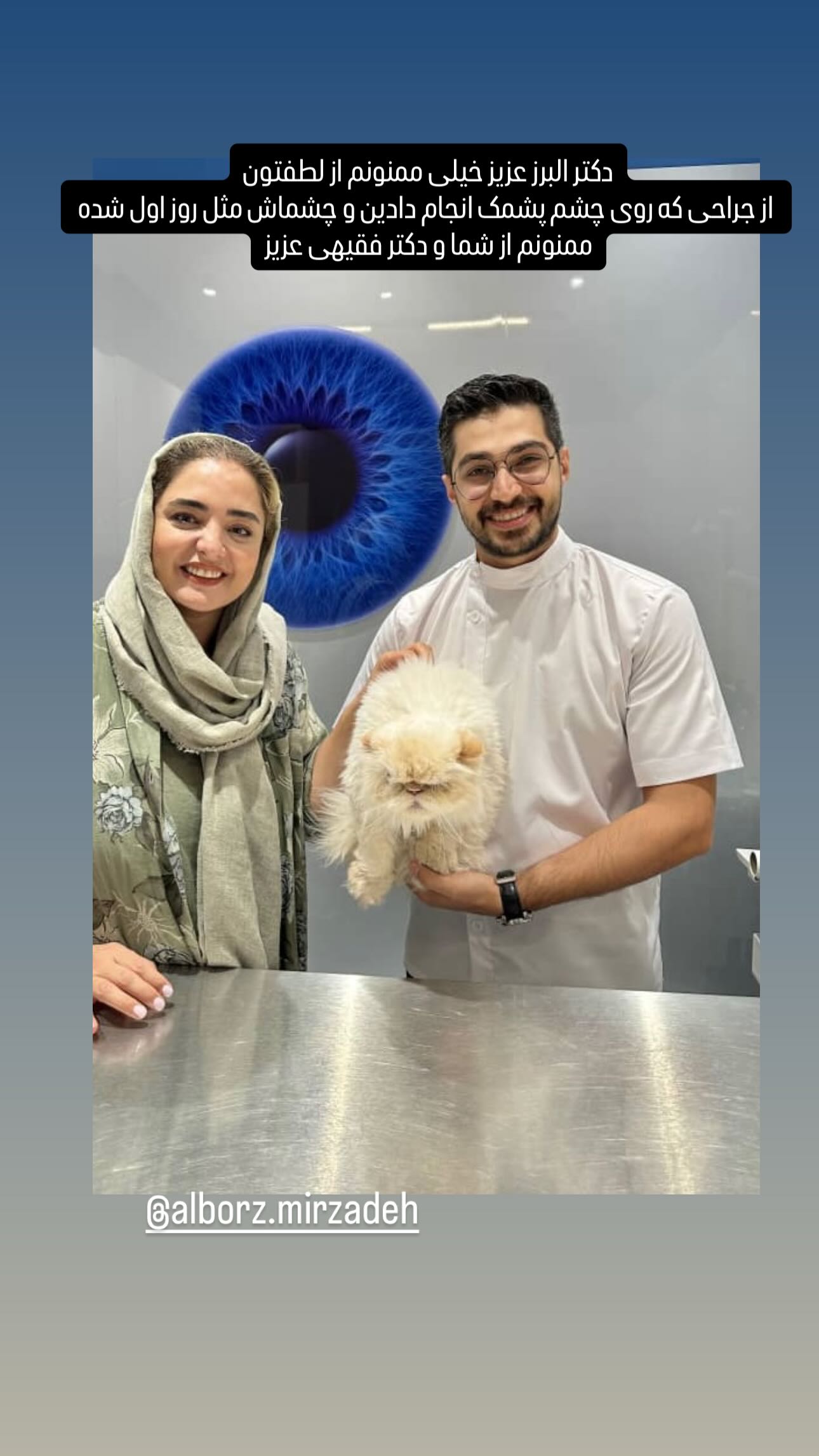  جدید ترین استوری اینستاگرام نرگس محمدی