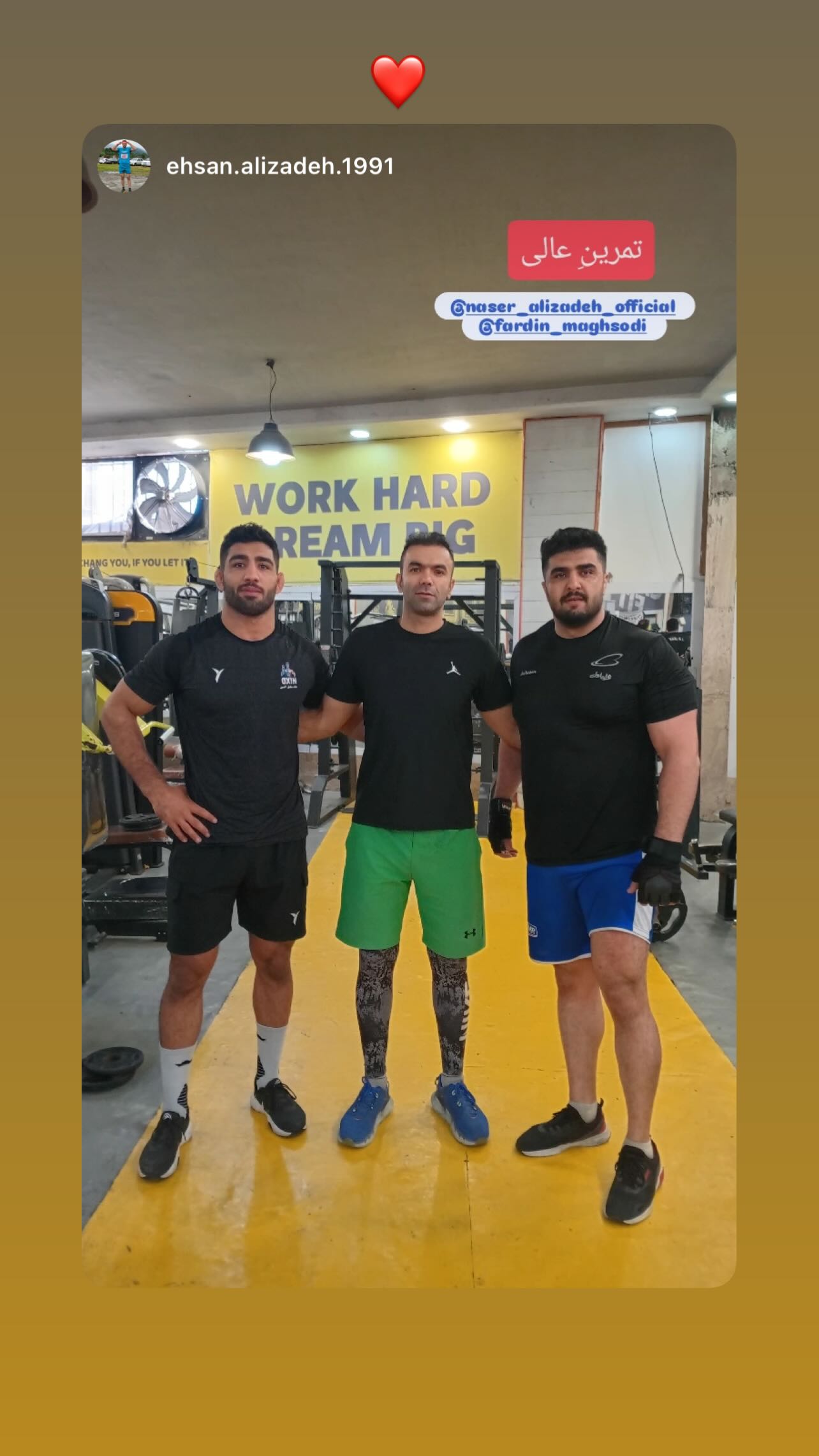  جدید ترین استوری اینستاگرام ناصر عالیزاده