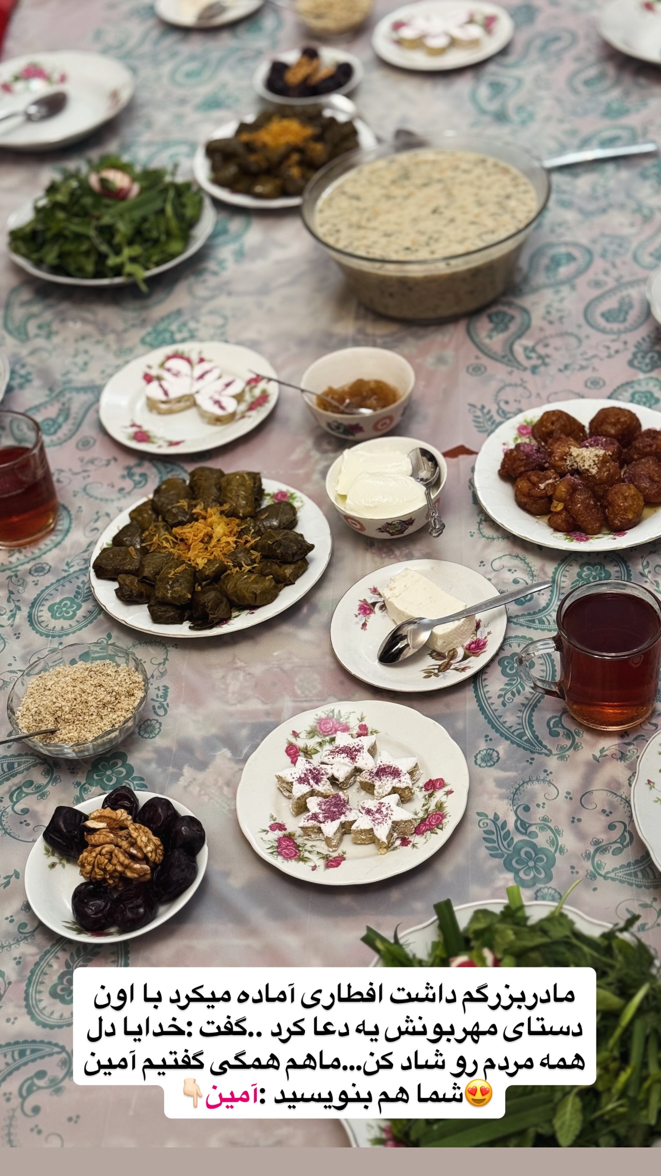  جدید ترین استوری اینستاگرام نسترن (خانواده تبریزی)