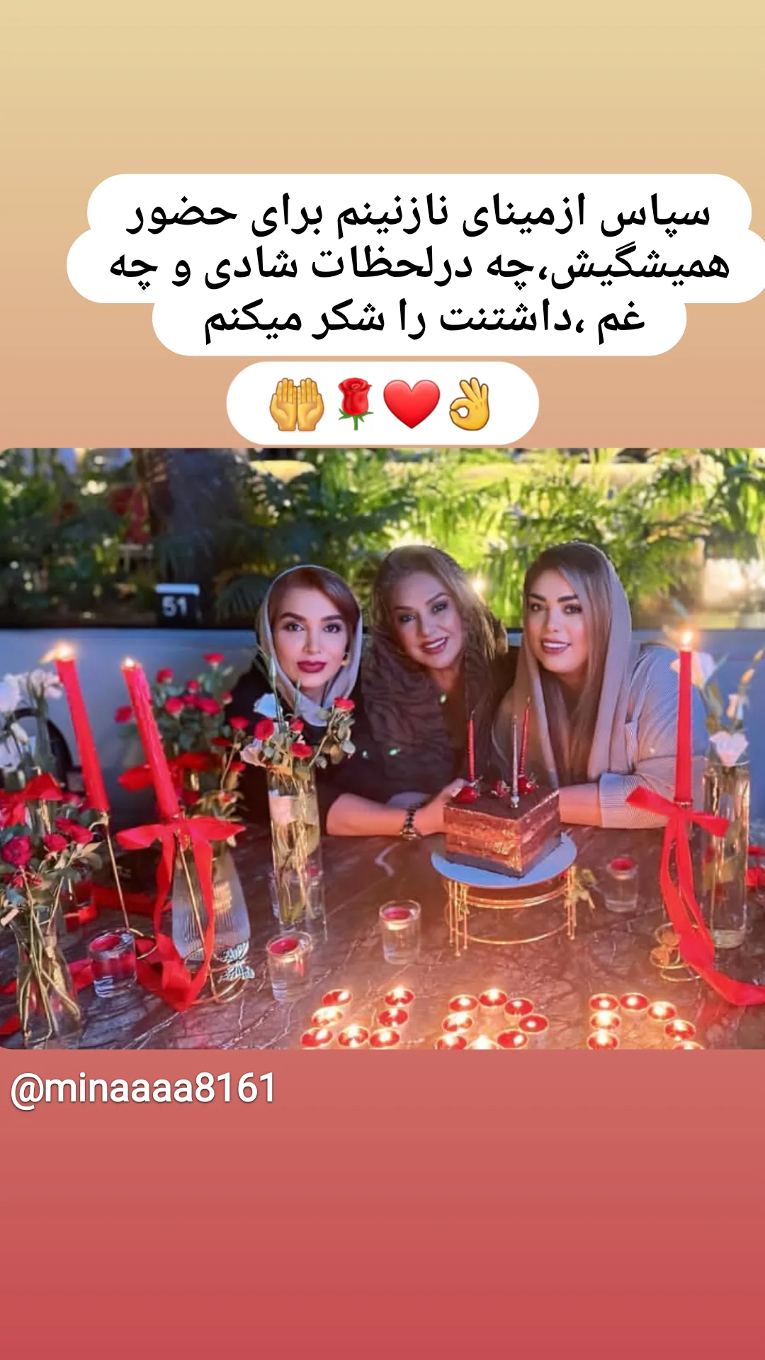  جدید ترین استوری اینستاگرام نسرین مقانلو