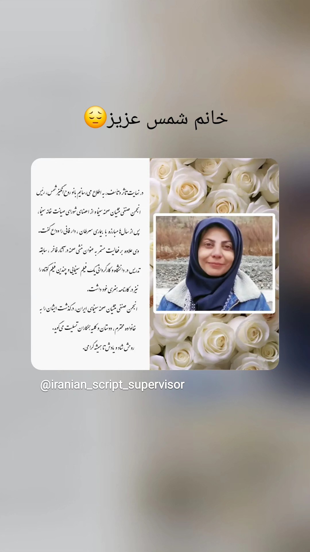  جدید ترین استوری اینستاگرام نسیرن پور جواد خواه