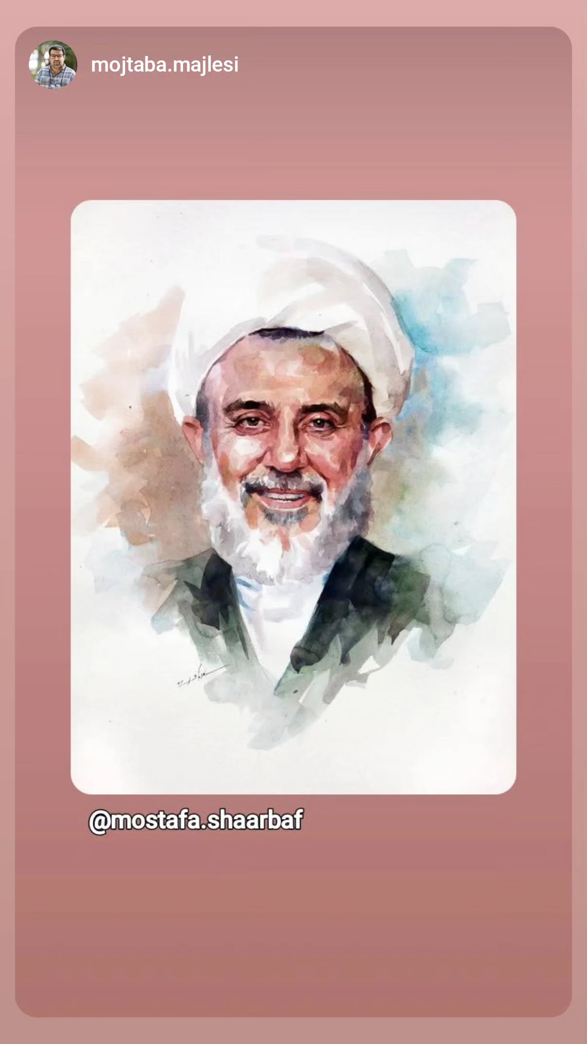  جدید ترین استوری اینستاگرام محسن نصرالله