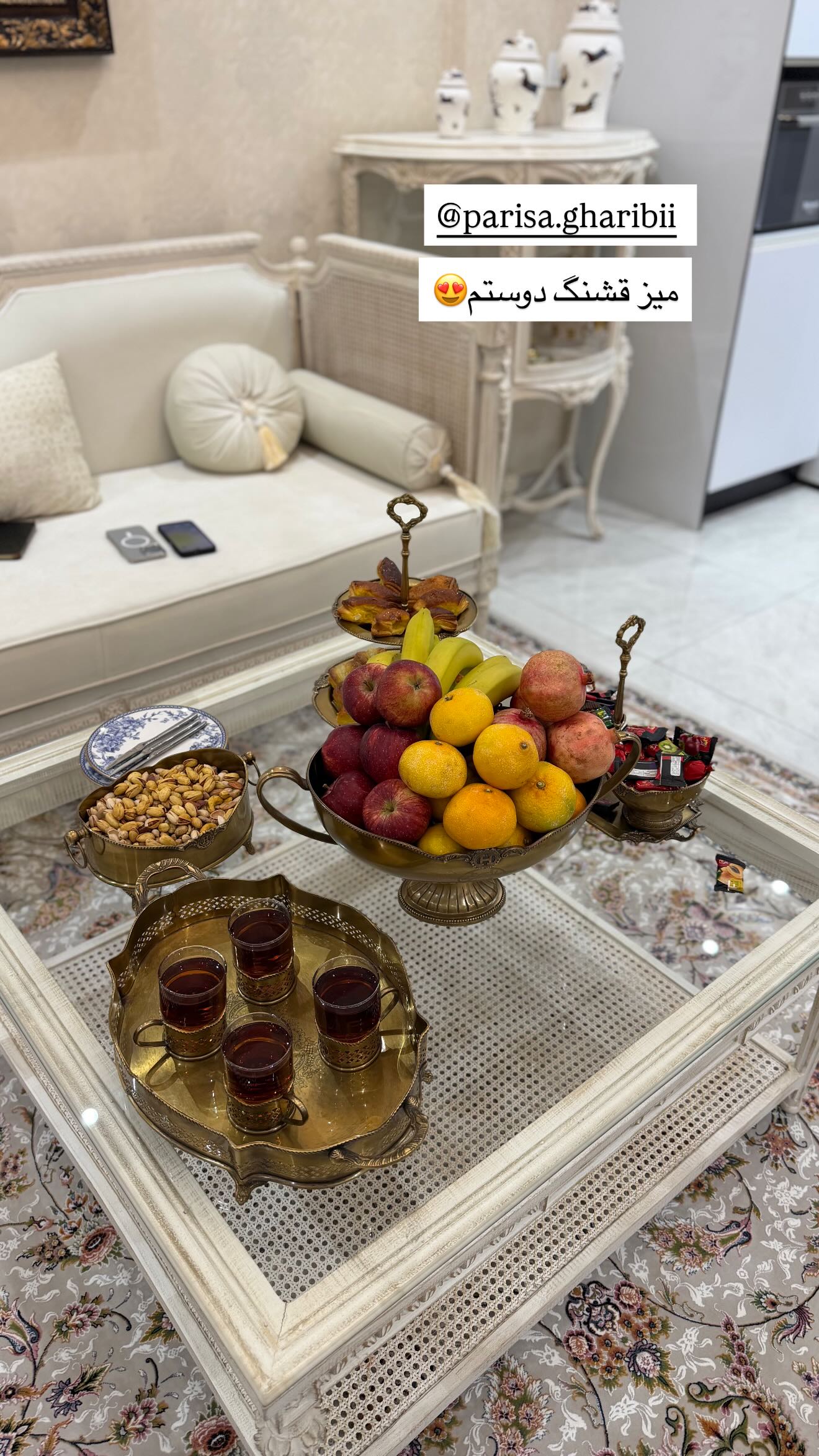 جدید ترین استوری اینستاگرام نسترن اکبری