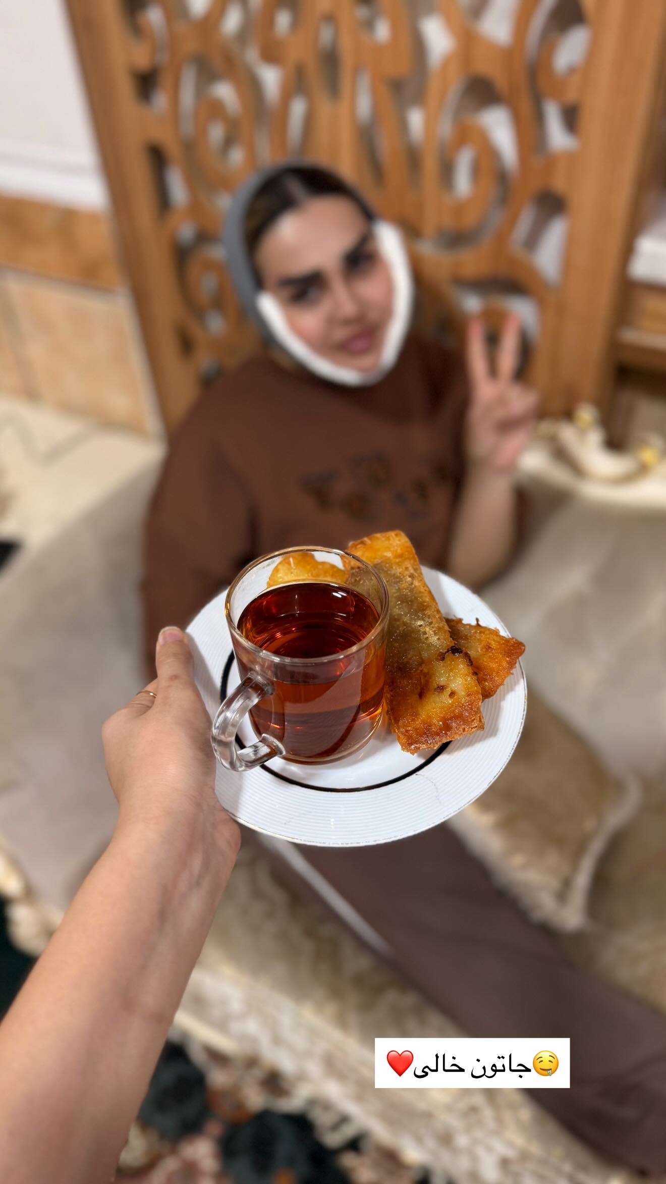 جدید ترین استوری اینستاگرام نسترن اکبری