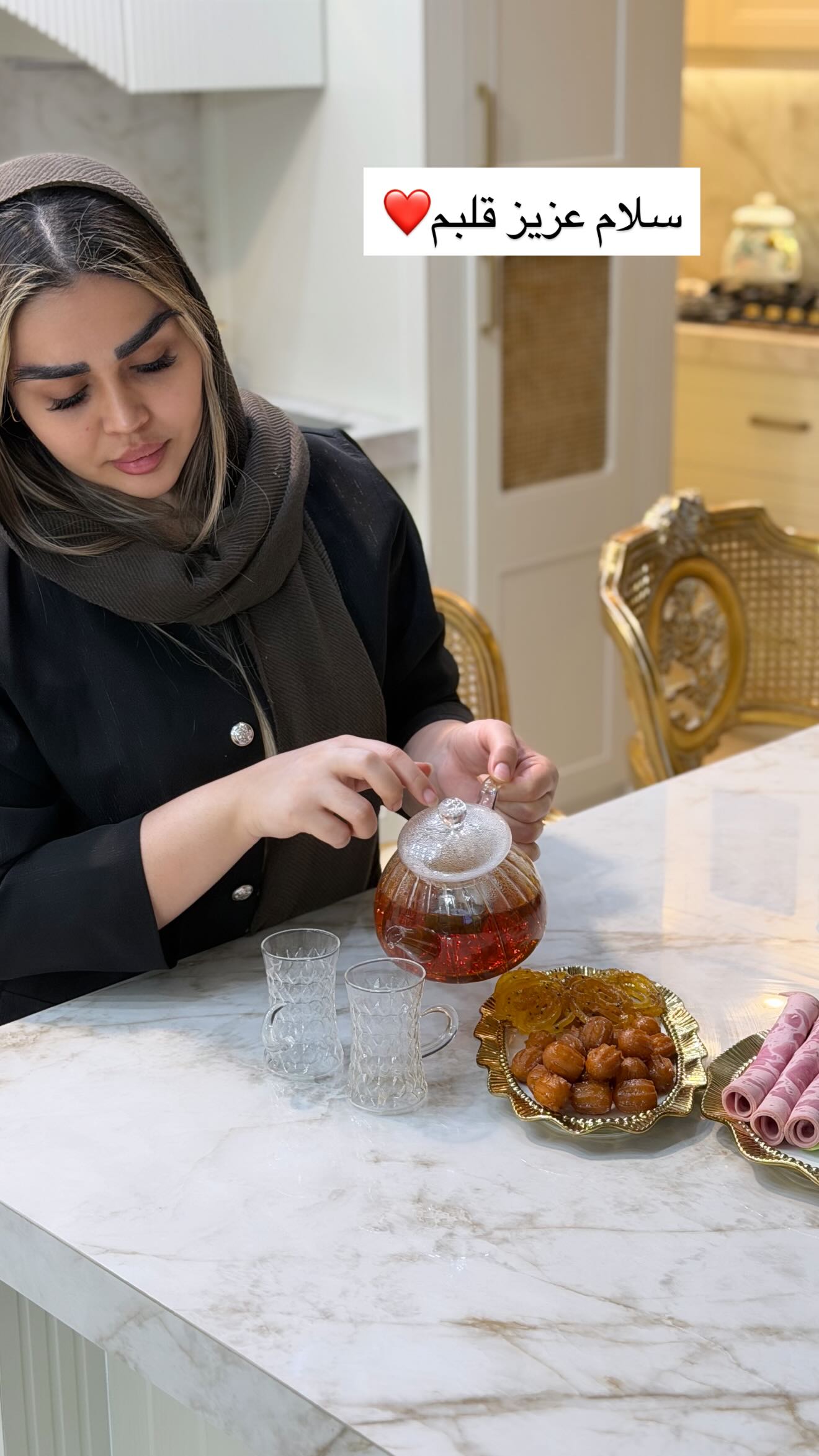  جدید ترین استوری اینستاگرام نسترن اکبری