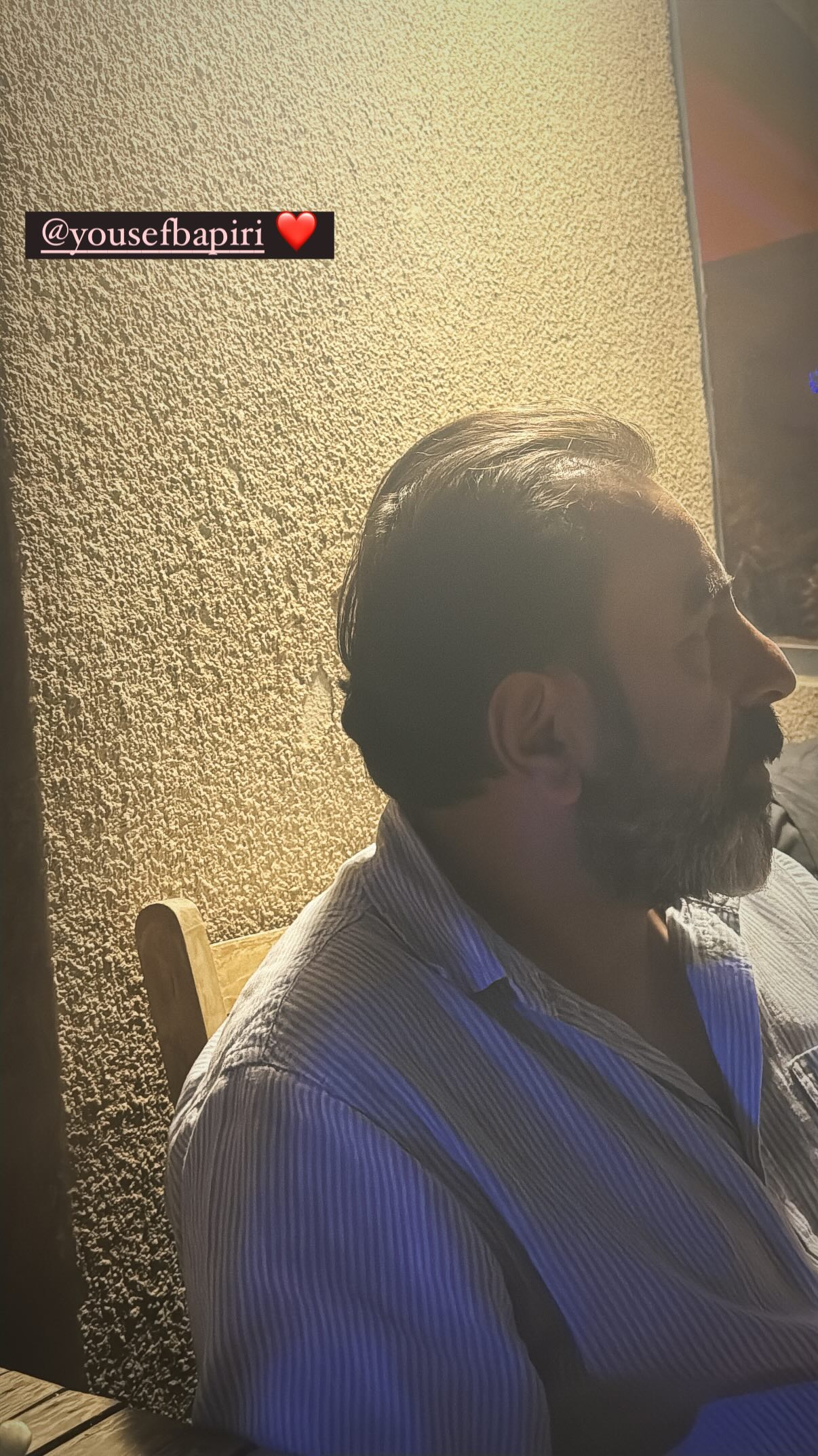  جدید ترین استوری اینستاگرام نوید محمد زاده