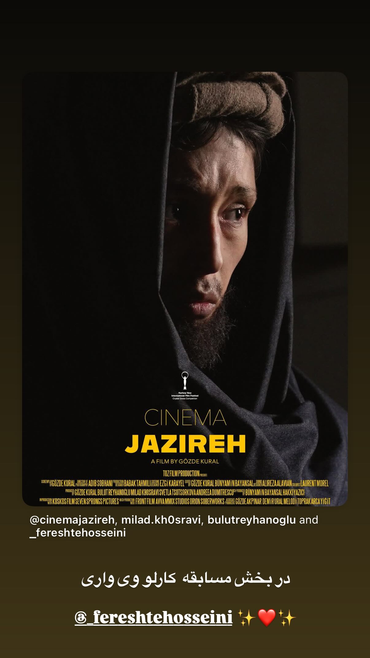  جدید ترین استوری اینستاگرام نوید محمد زاده