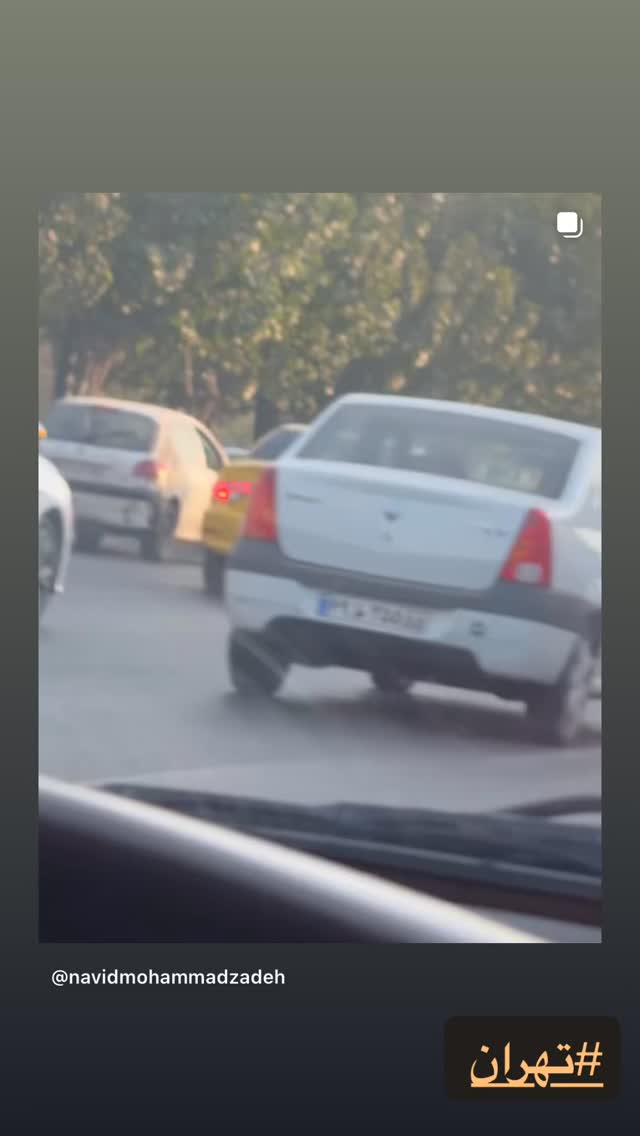  جدید ترین استوری اینستاگرام نوید محمد زاده