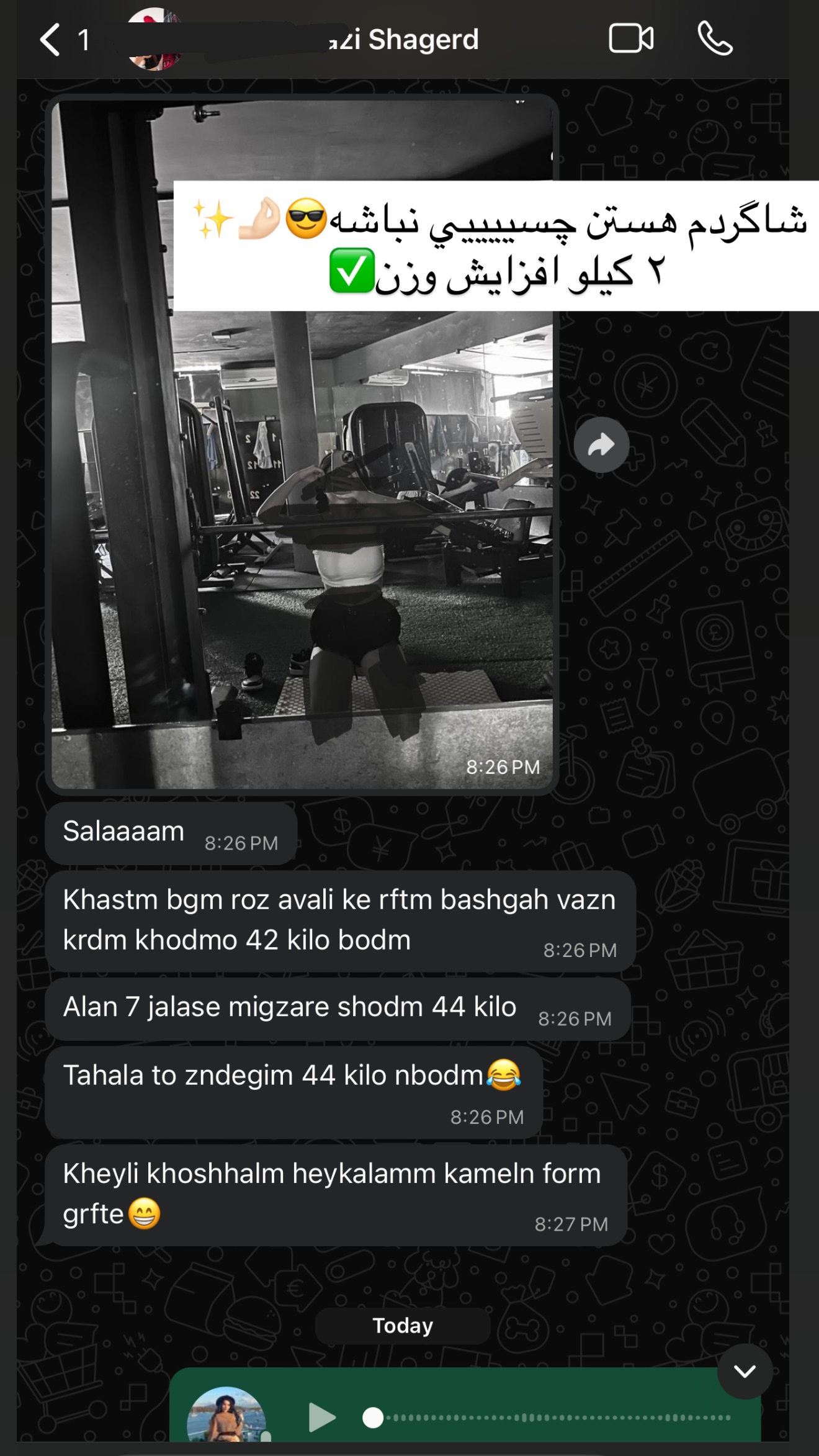  جدید ترین استوری اینستاگرام نازنین بهبودی