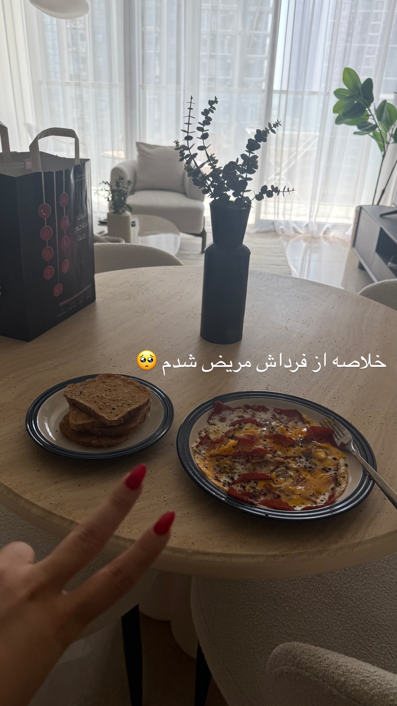  جدید ترین استوری اینستاگرام نازنین بهبودی