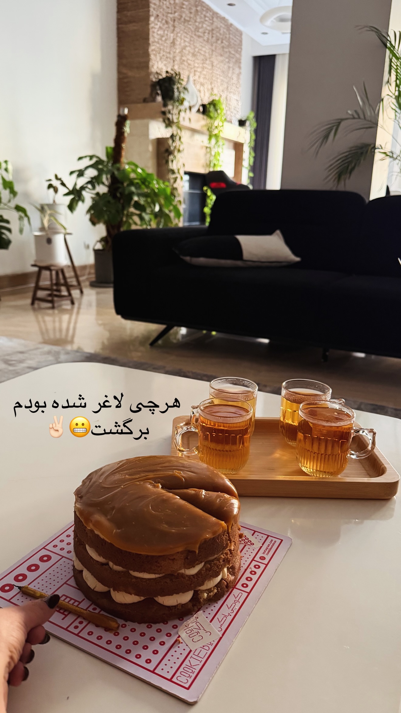  جدید ترین استوری اینستاگرام نازنین بهبودی
