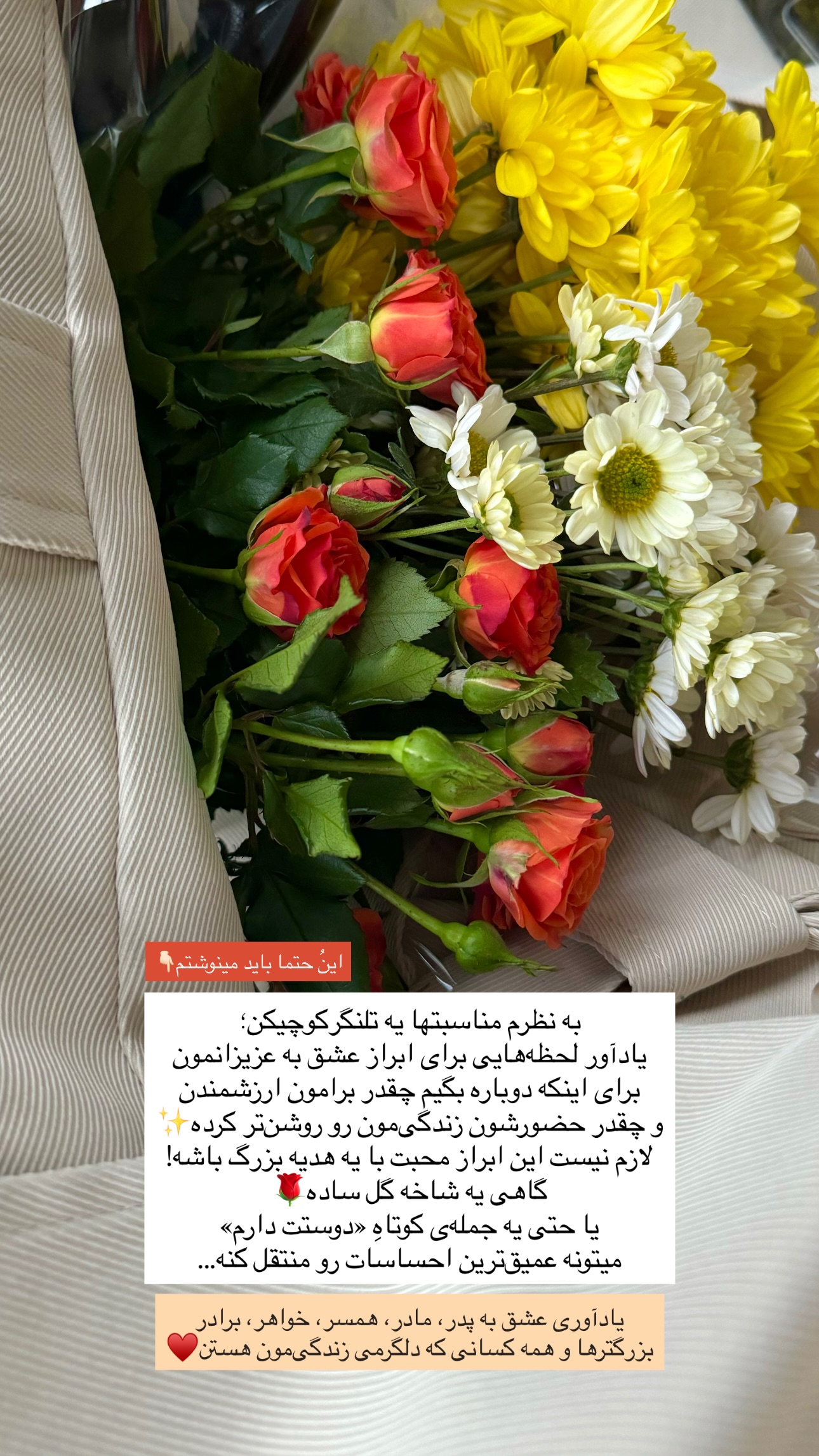 جدید ترین استوری اینستاگرام سیده ندا لنگری
