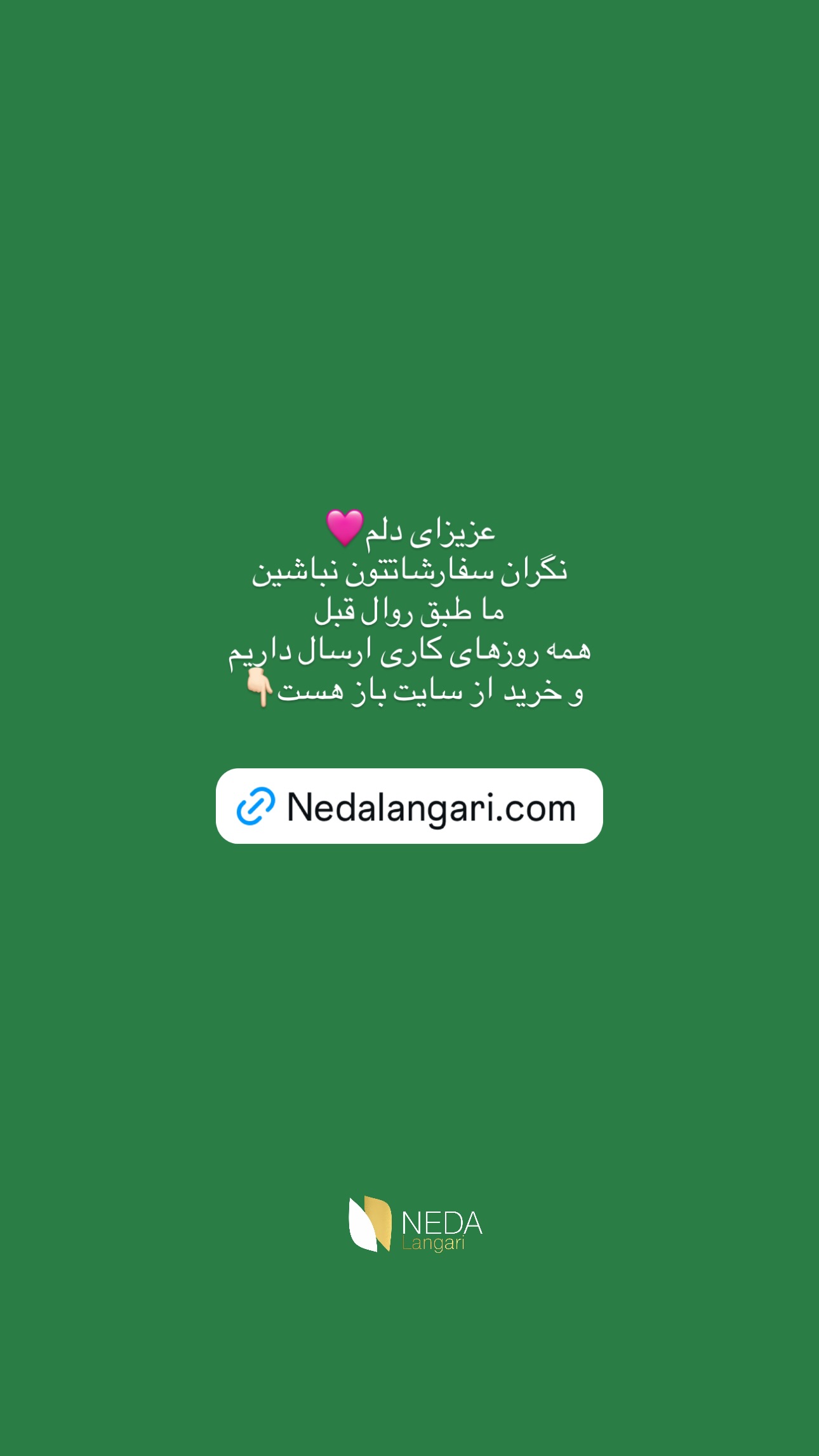  جدید ترین استوری اینستاگرام سیده ندا لنگری
