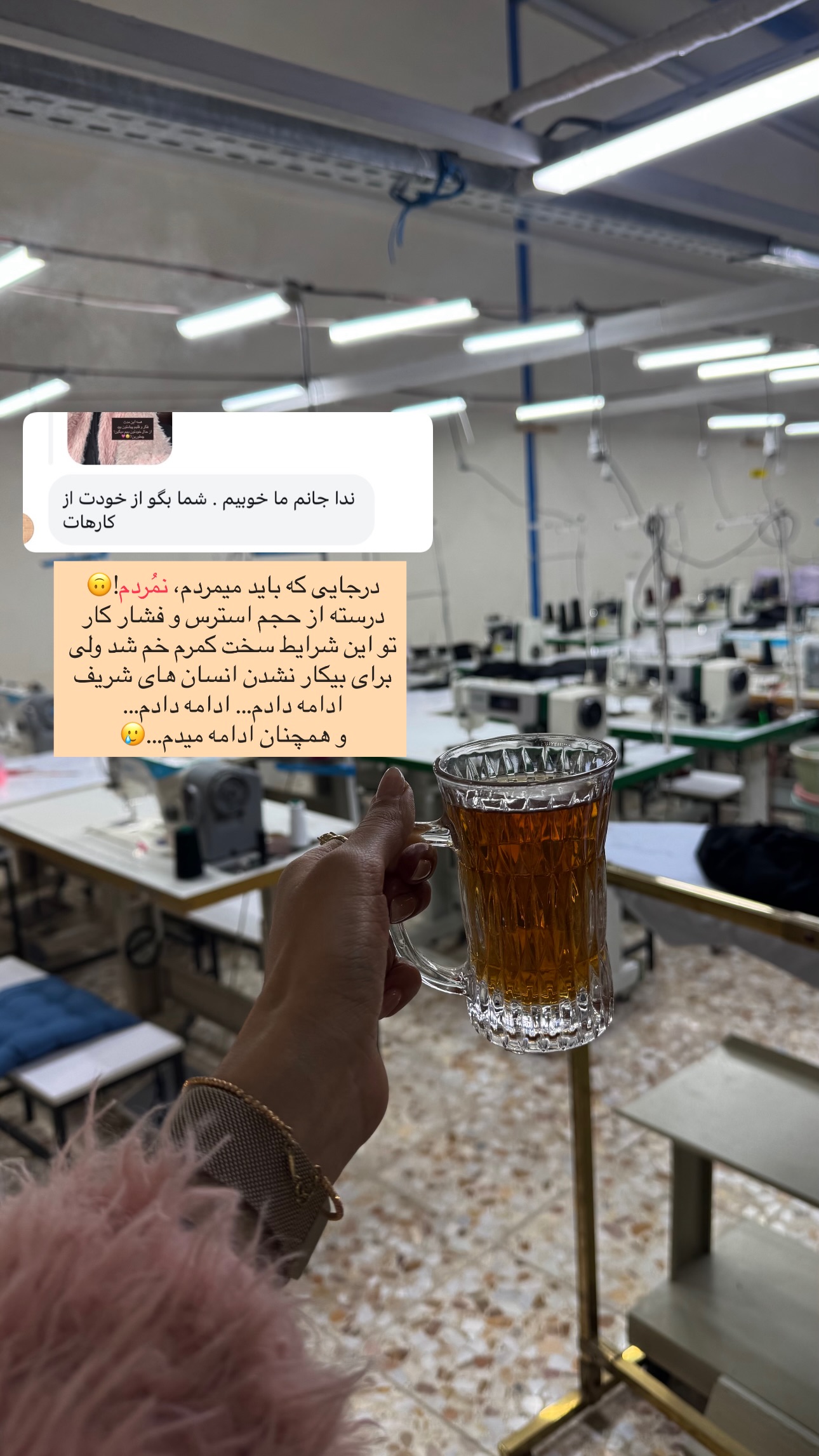  جدید ترین استوری اینستاگرام سیده ندا لنگری