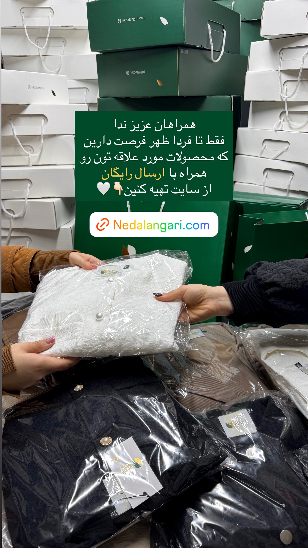  جدید ترین استوری اینستاگرام سیده ندا لنگری