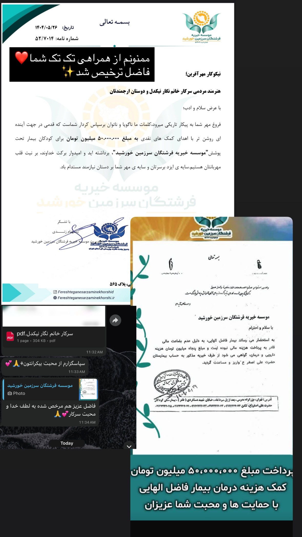  جدید ترین استوری اینستاگرام نگار نیک دل