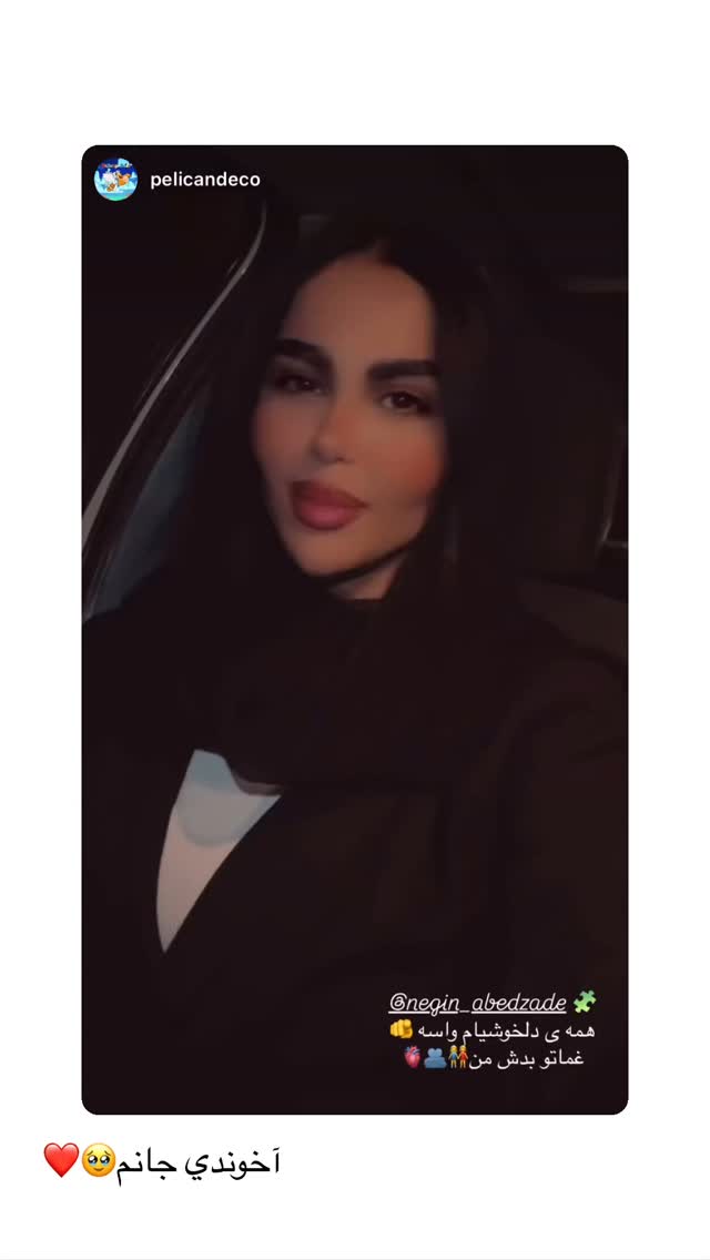  جدید ترین استوری اینستاگرام نگين عابدزاده