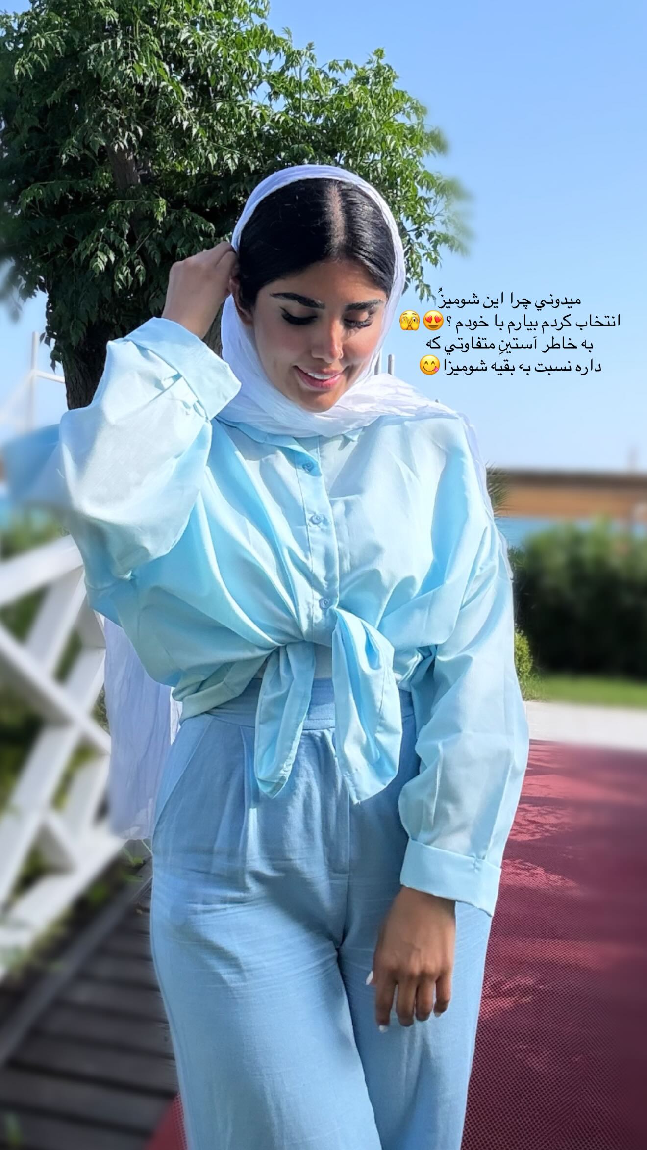  جدید ترین استوری اینستاگرام نگين عابدزاده
