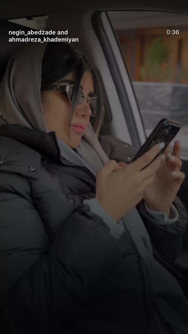  جدید ترین استوری اینستاگرام نگين عابدزاده