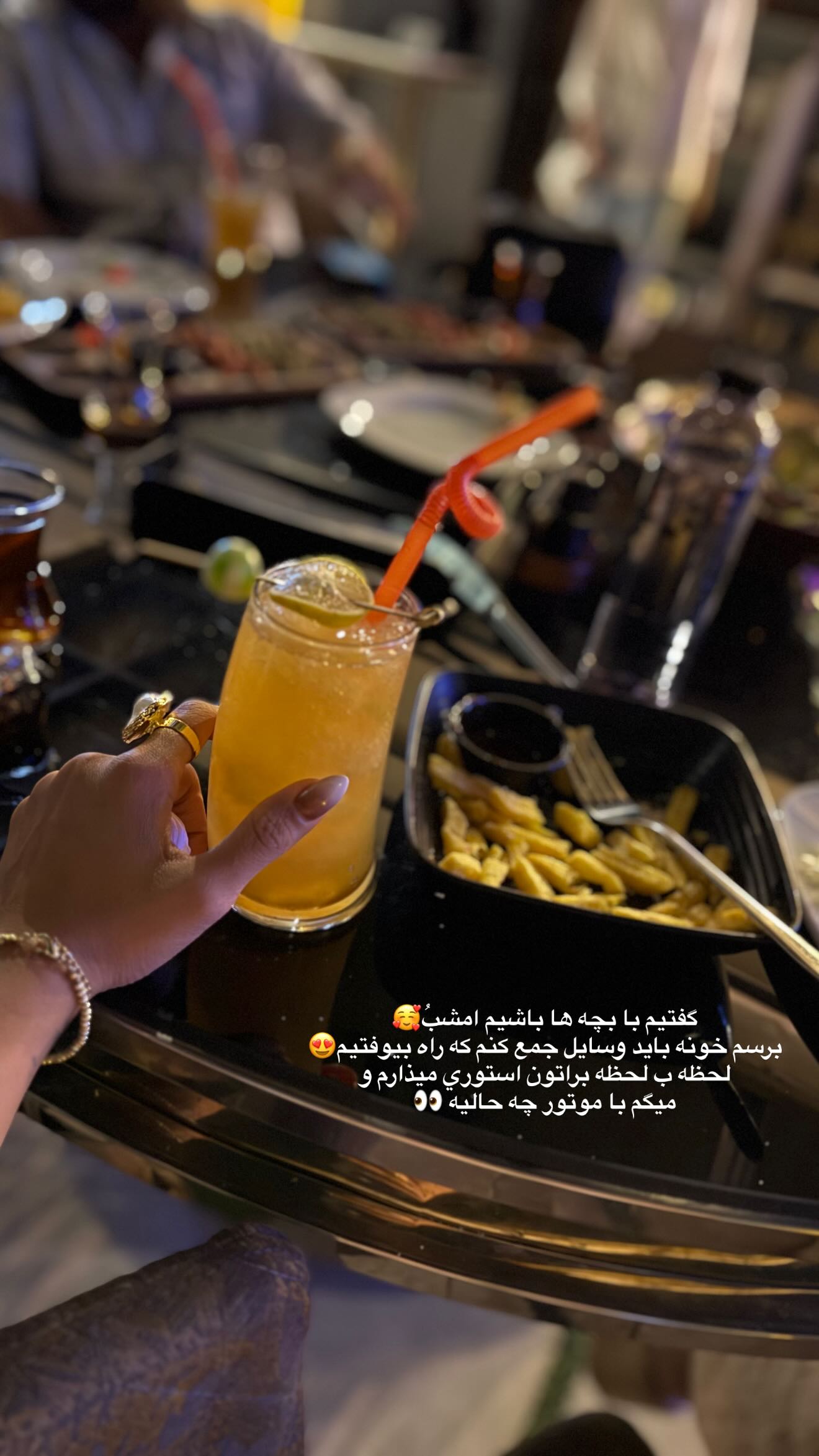  جدید ترین استوری اینستاگرام نگين عابدزاده