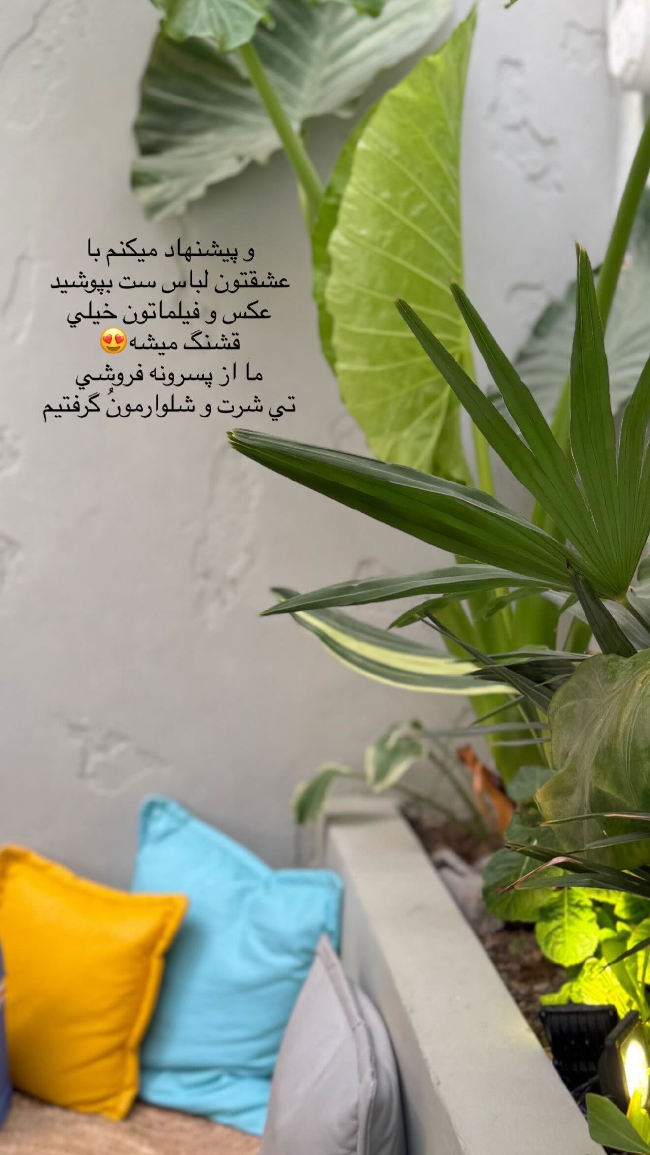  جدید ترین استوری اینستاگرام نگين عابدزاده