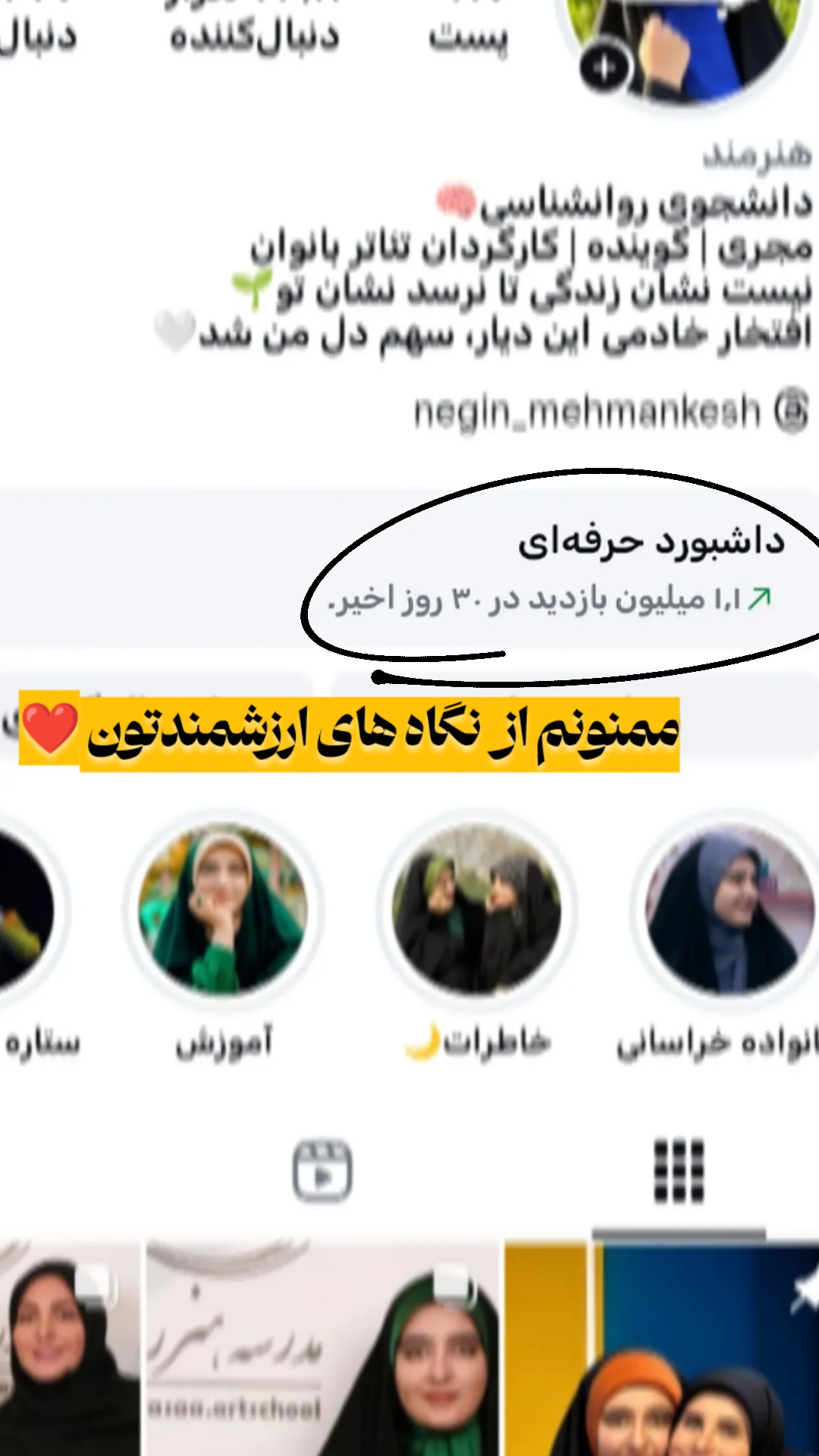  جدید ترین استوری اینستاگرام نگین مهمانکش