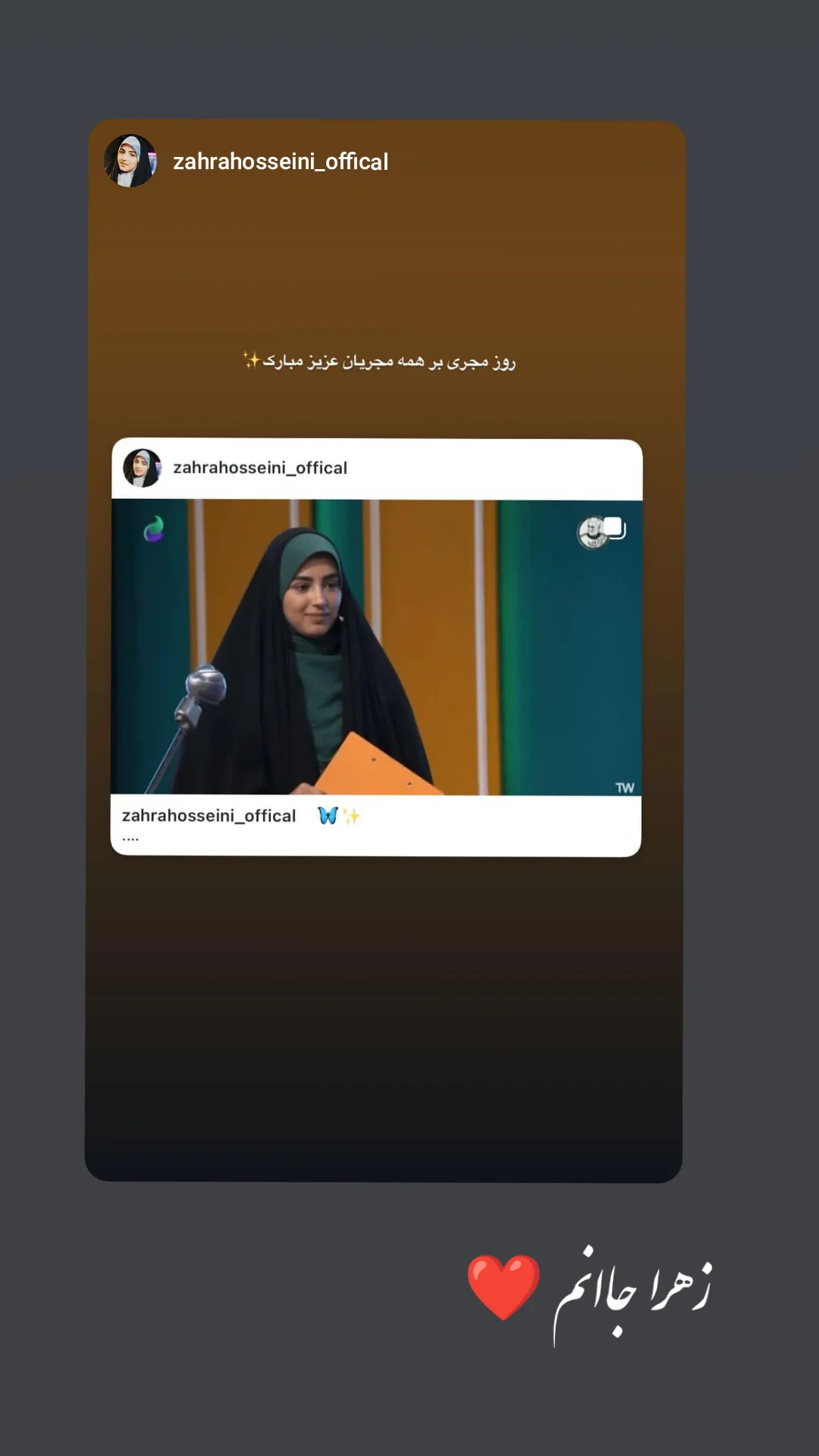  جدید ترین استوری اینستاگرام نگین مهمانکش