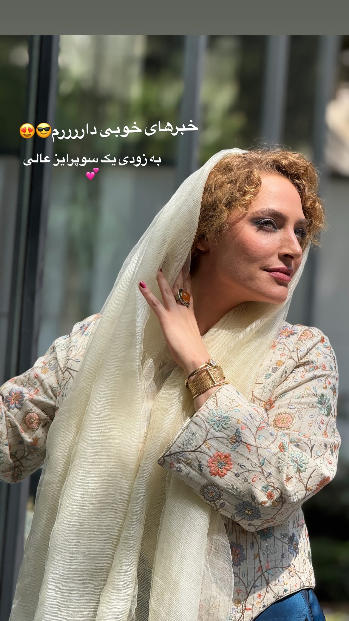  جدید ترین استوری اینستاگرام نگین معتضدی