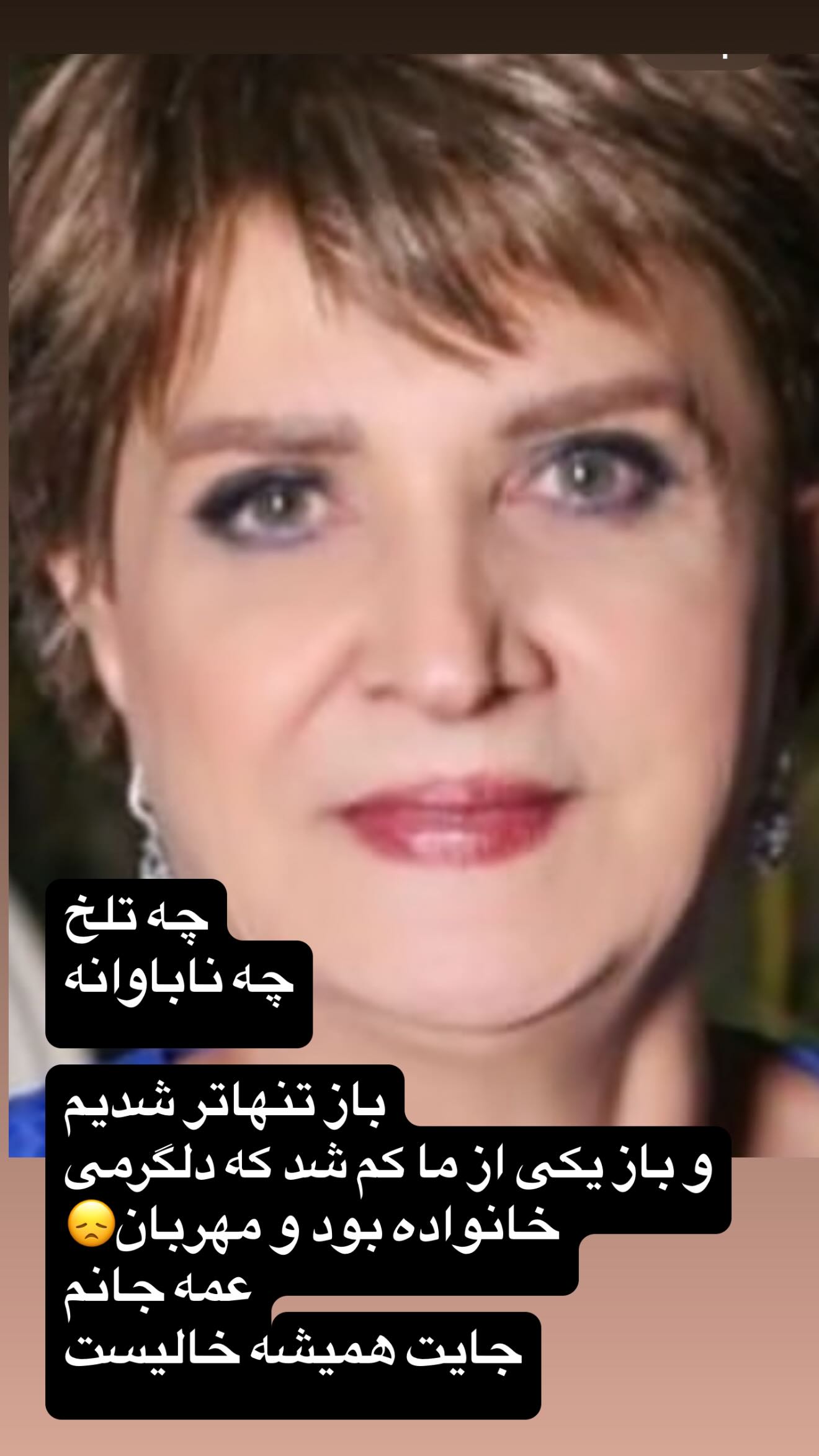  جدید ترین استوری اینستاگرام نیوشا ضیغمی