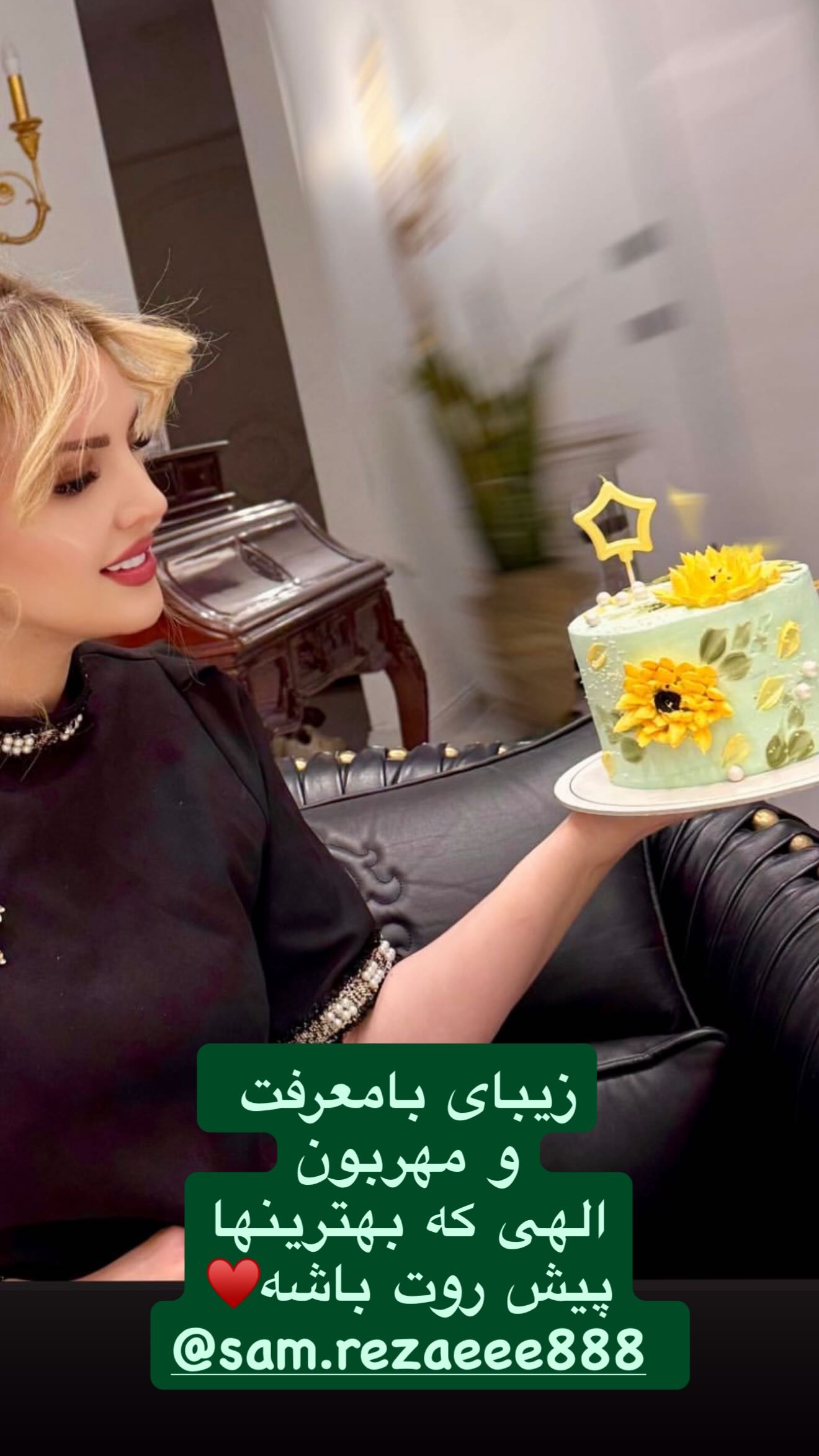  جدید ترین استوری اینستاگرام نیوشا ضیغمی