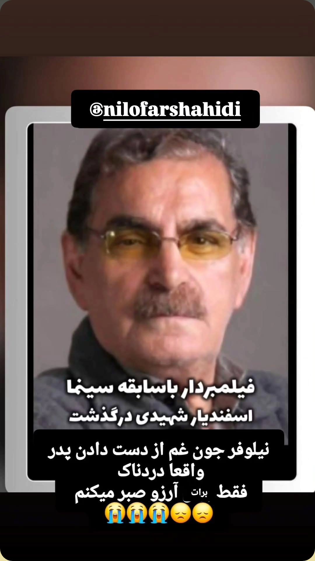  جدید ترین استوری اینستاگرام نیلوفر شهیدی