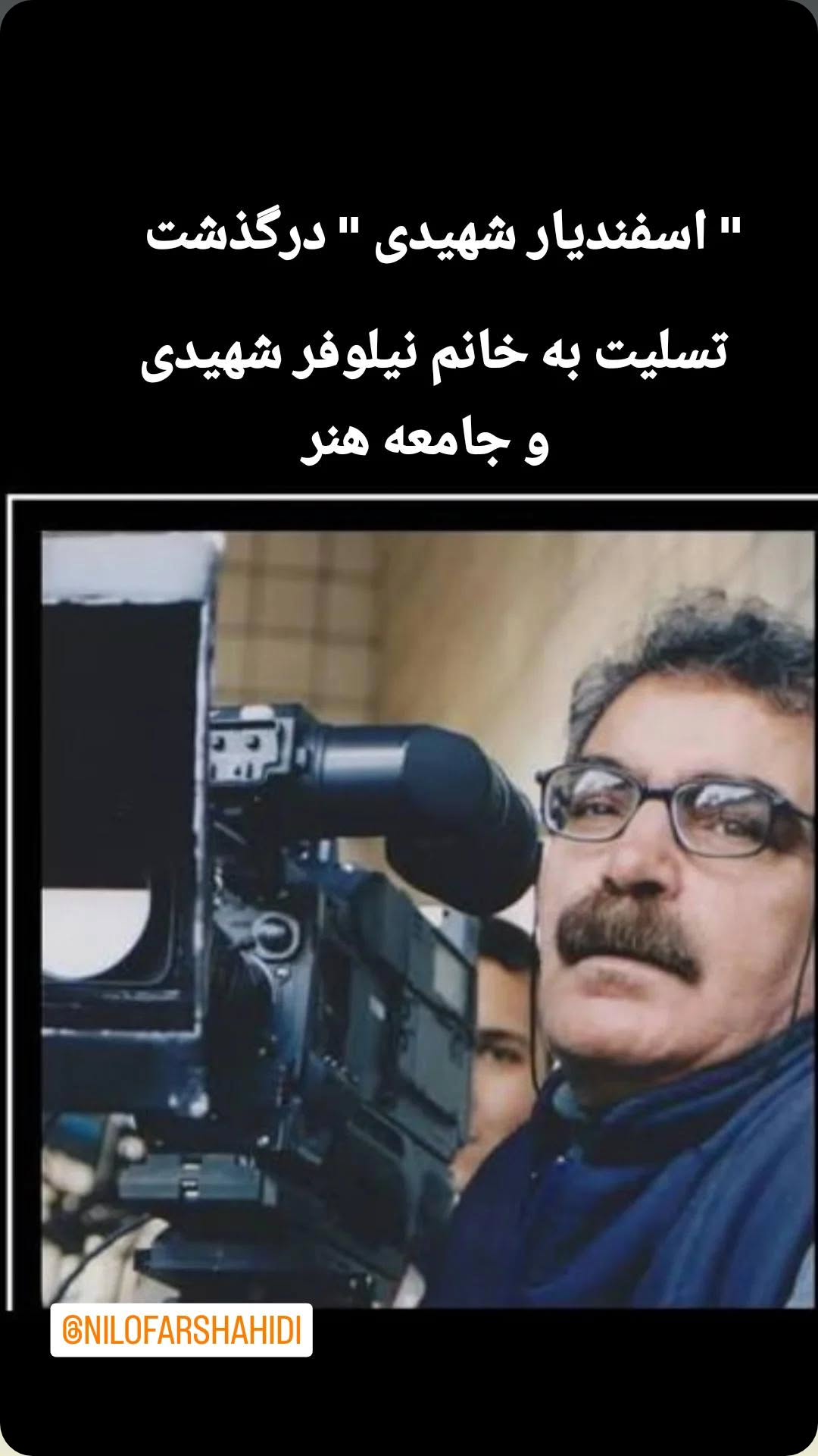 جدید ترین استوری اینستاگرام نیلوفر شهیدی