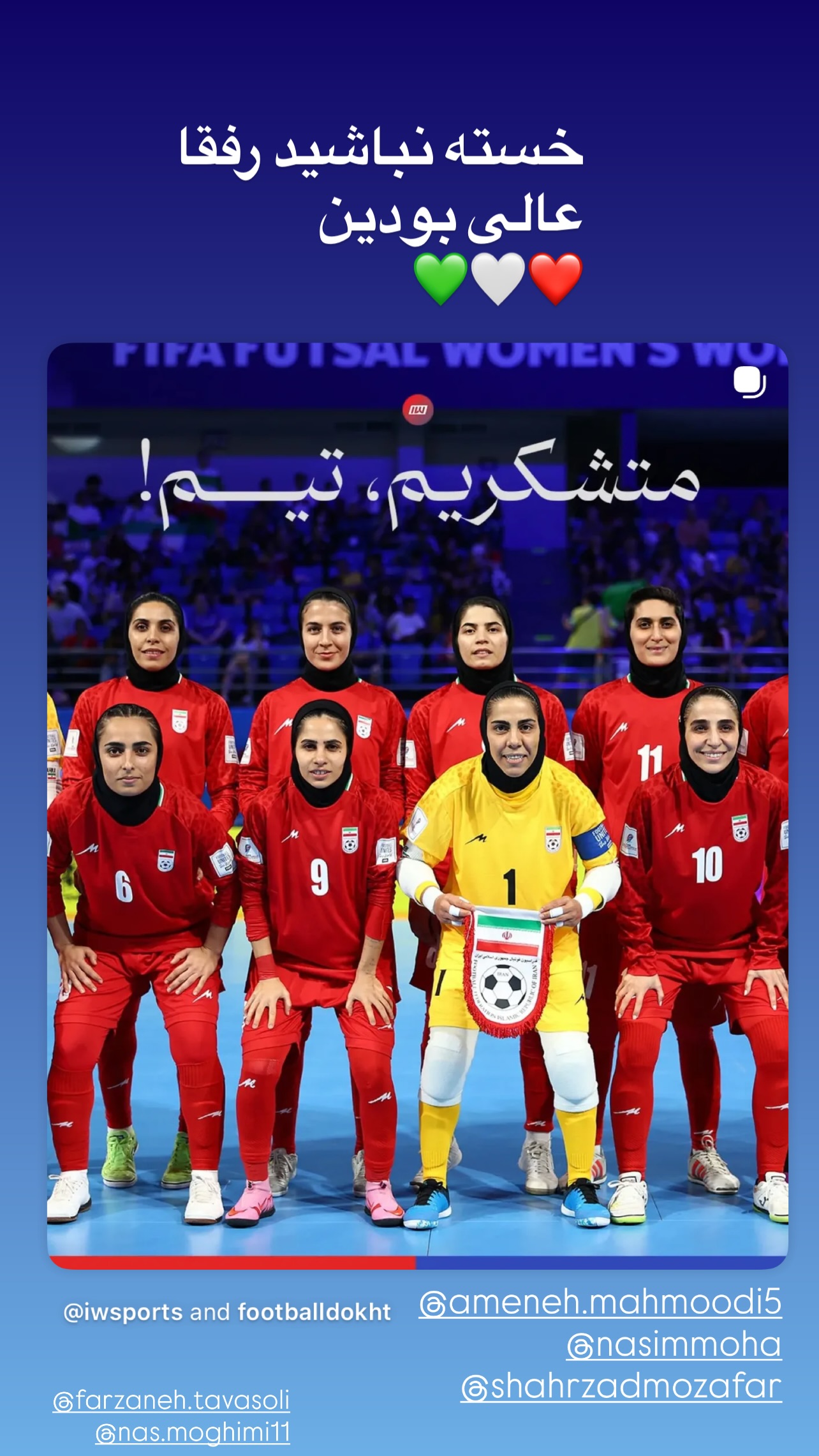  جدید ترین استوری اینستاگرام نیلوفر اردلان