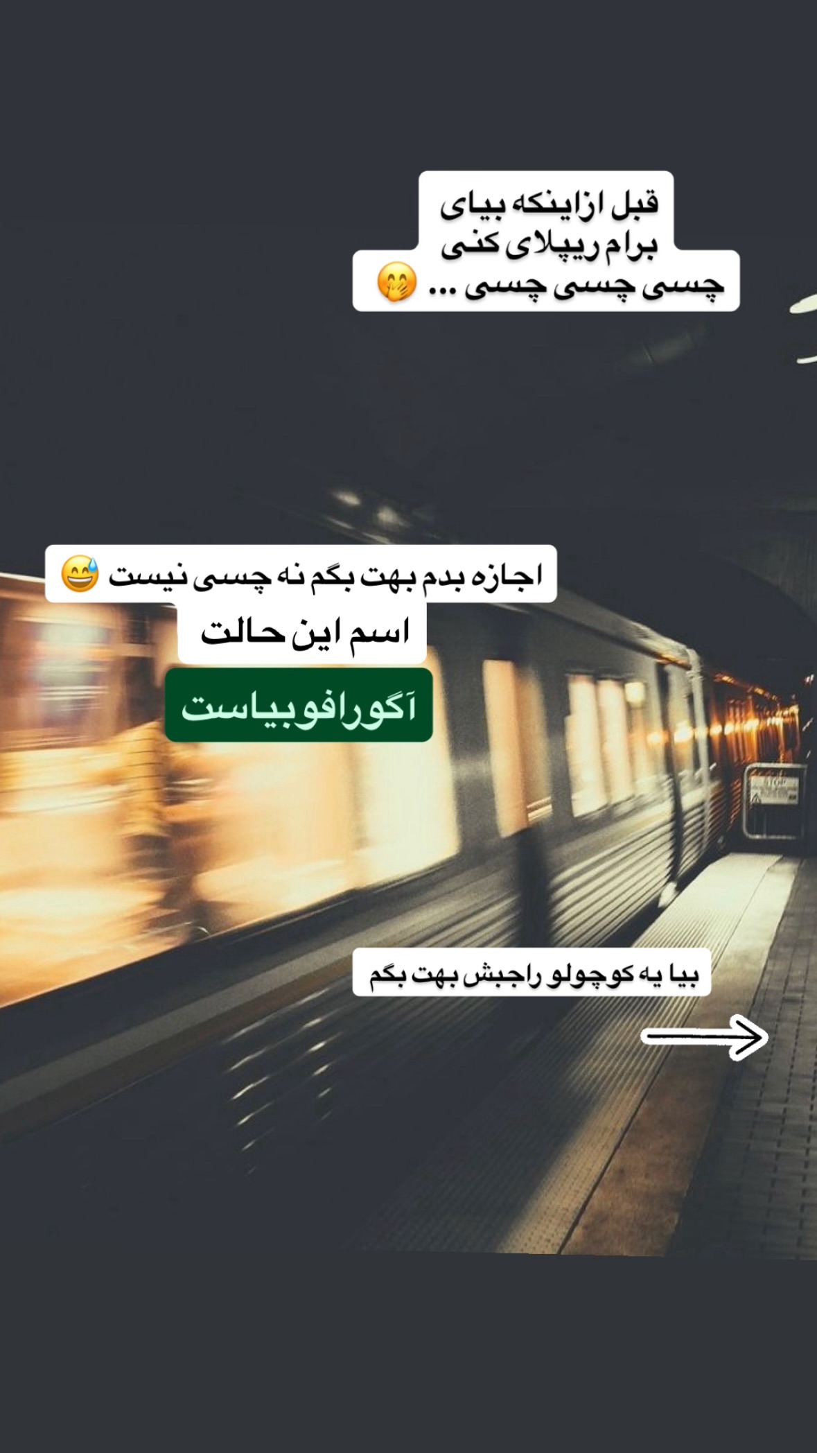  جدید ترین استوری اینستاگرام نیلوفر دهقان