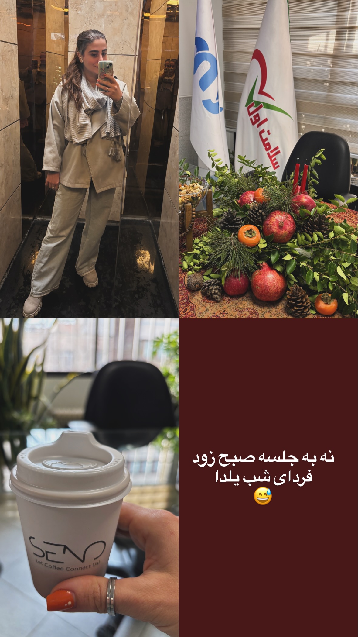  جدید ترین استوری اینستاگرام نیلوفر دهقان