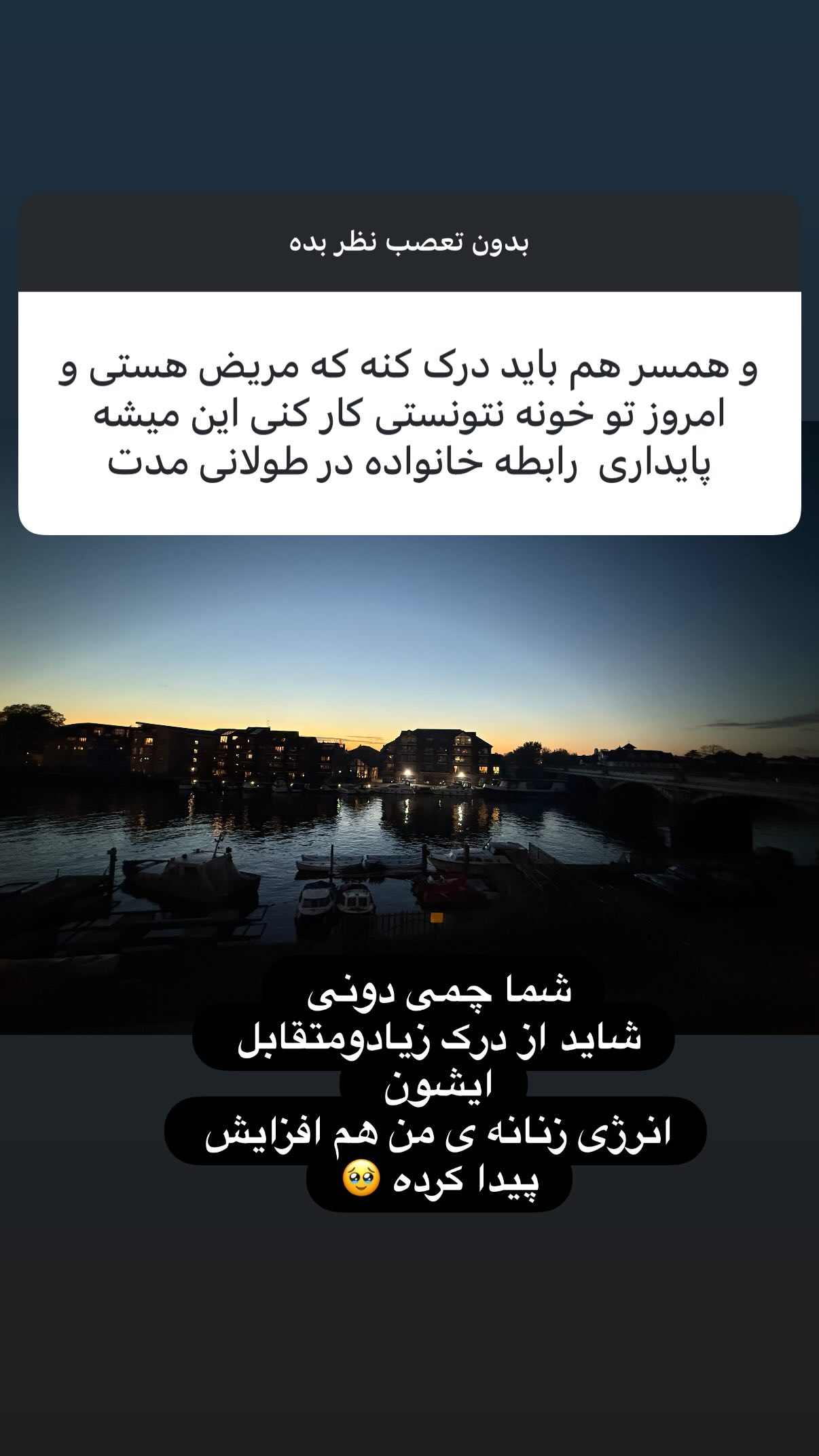  جدید ترین استوری اینستاگرام نیلوفر امینی فر