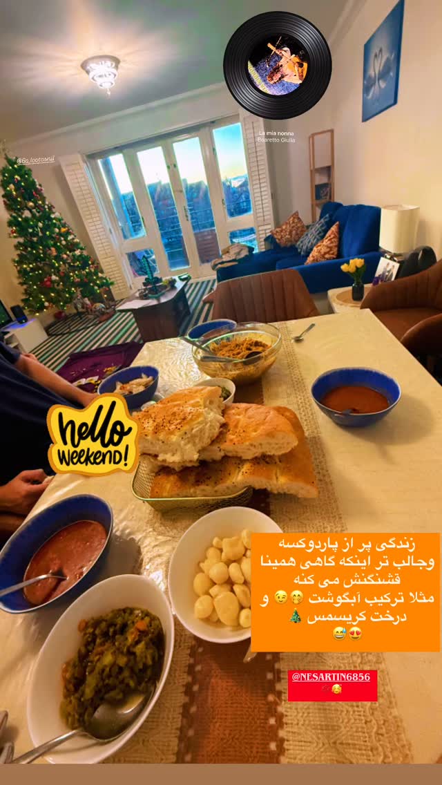  جدید ترین استوری اینستاگرام نیلوفر امینی فر