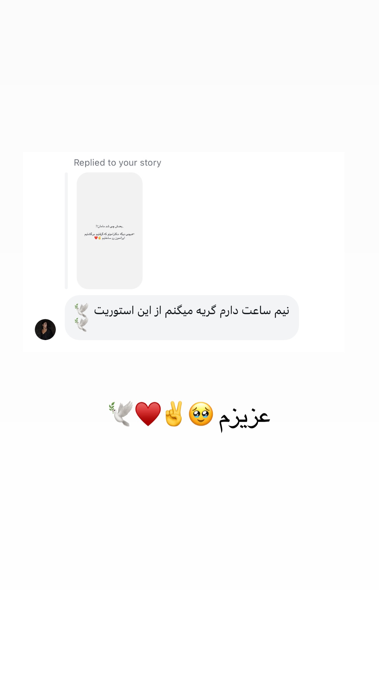  جدید ترین استوری اینستاگرام نیلپر میرزایی